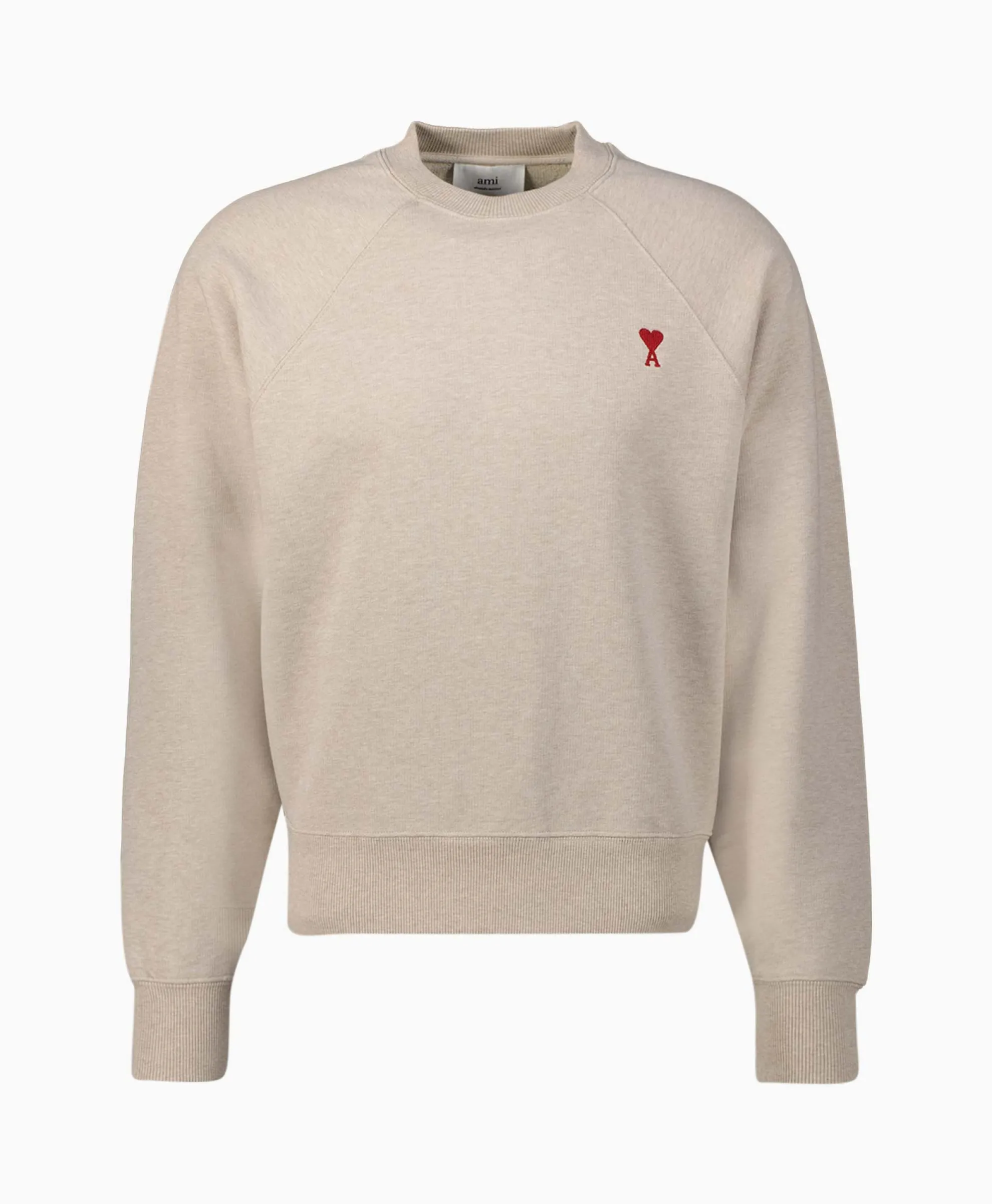 Ami Paris Sweater Ami De Coeur Ecru