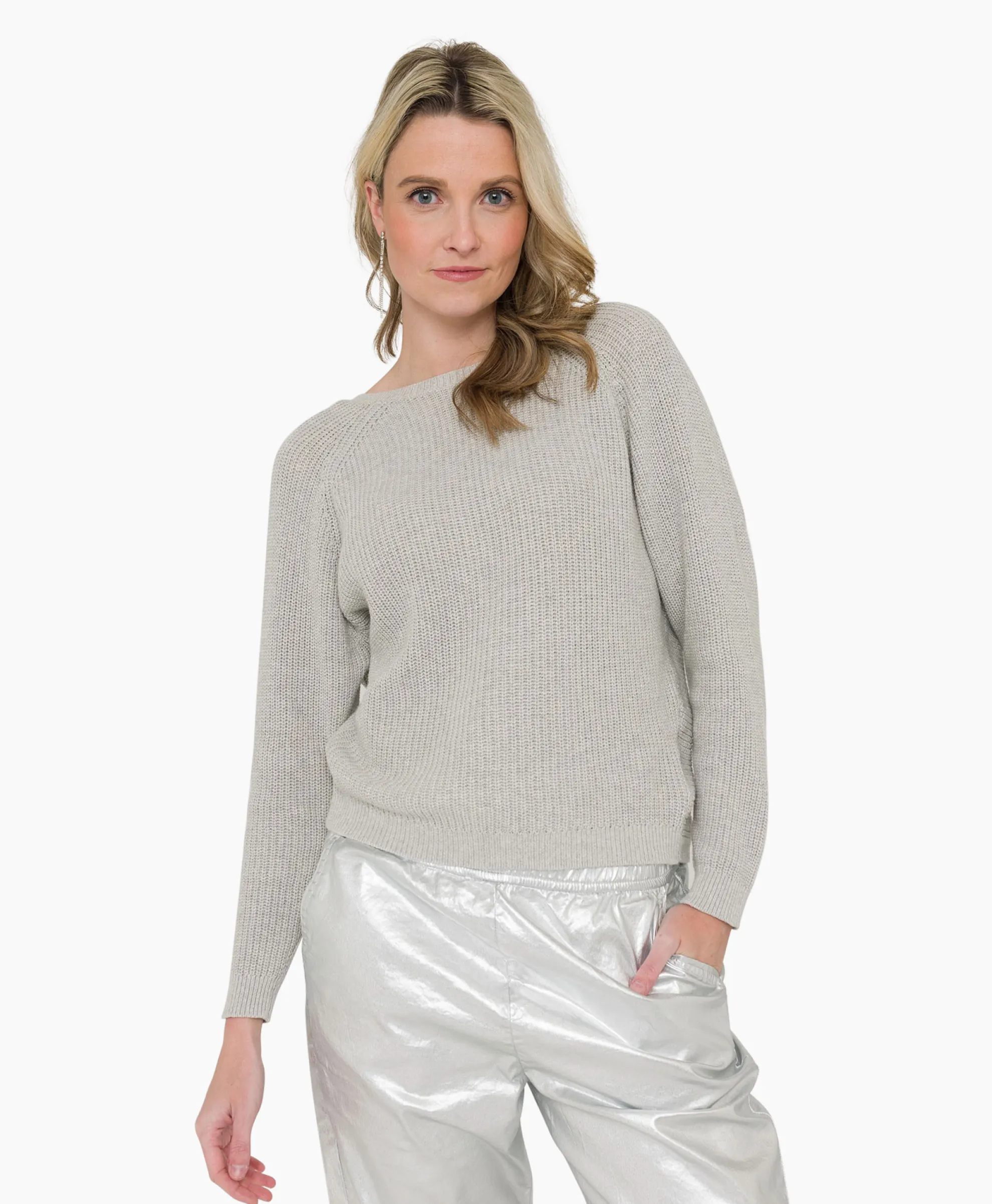 Anna Van Toor Pullover 21A09-02818B Licht Grijs