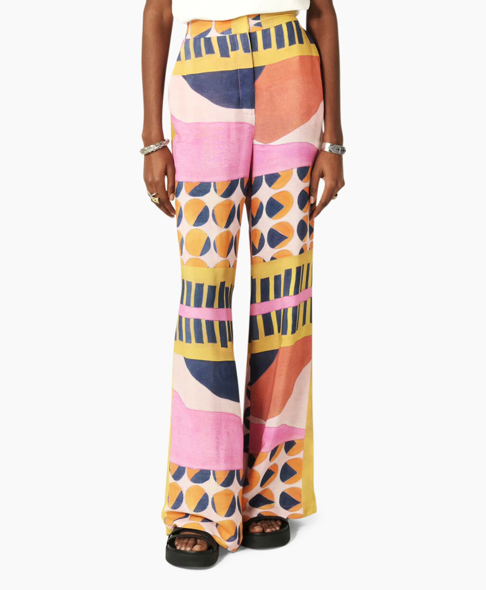 Ba&Sh Pantalon Mallory Pink