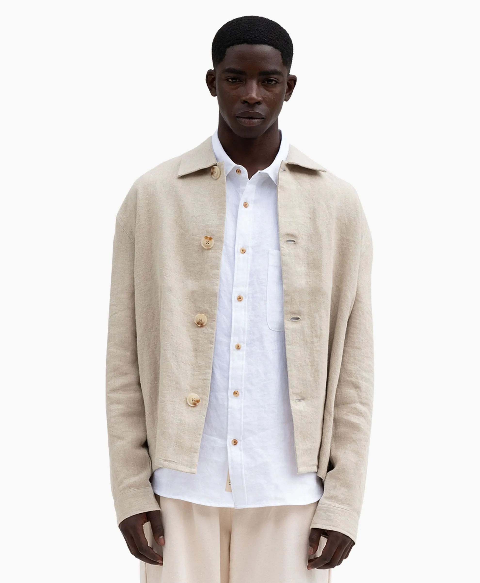 Bram's Fruit Overshirt Linen Beige