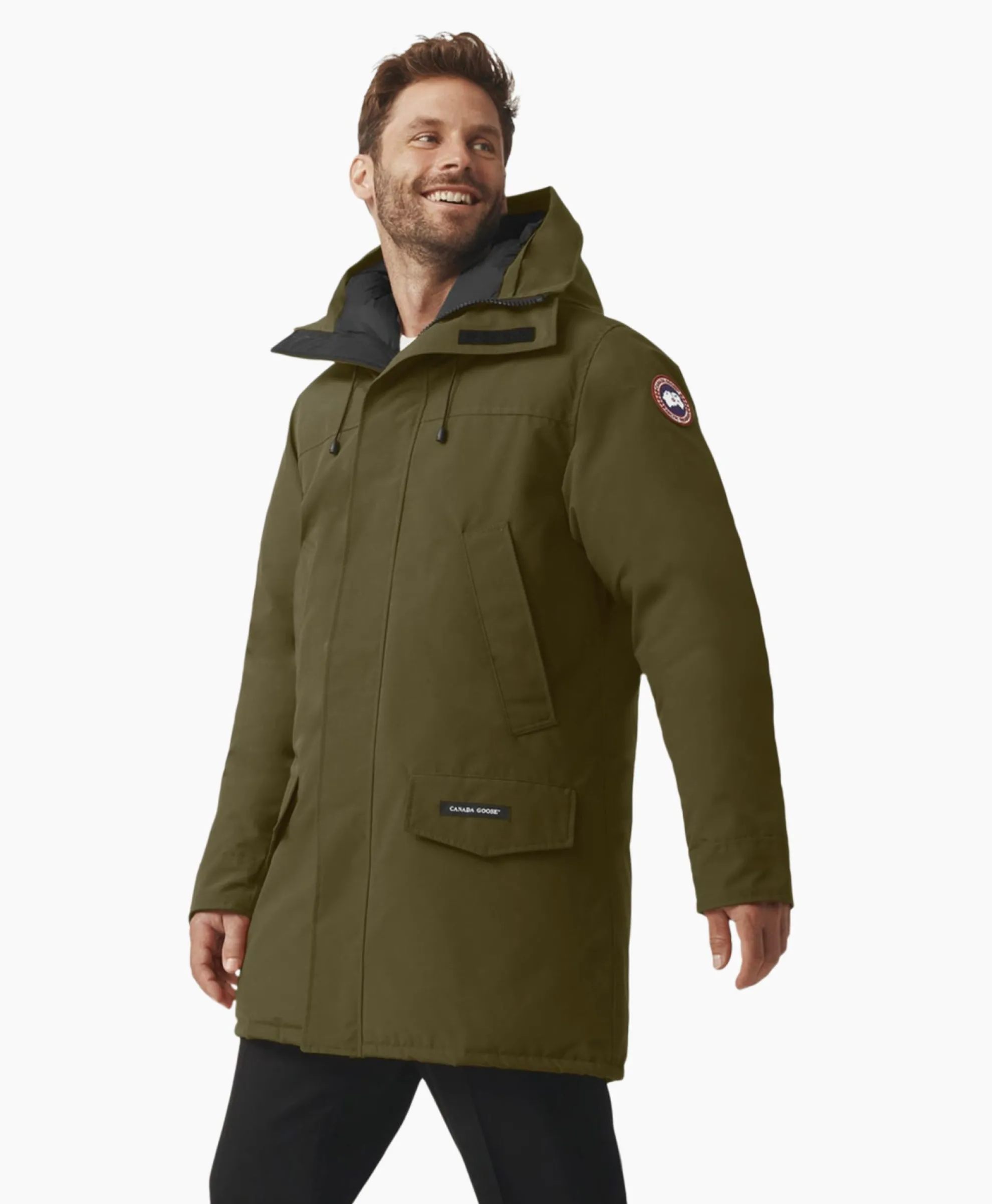 Canada Goose Gewatteerde Jas Langford Parka Donker Groen