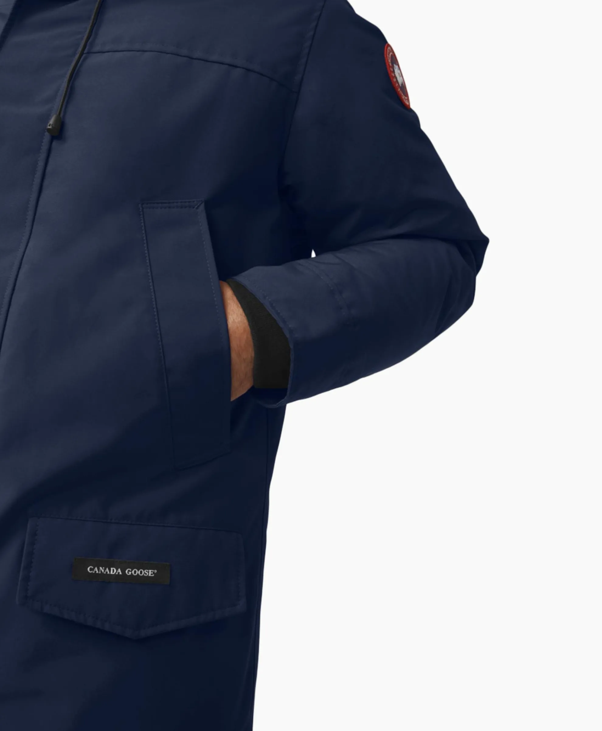 Canada Goose Gewatteerde Jas Langford Parka Blauw