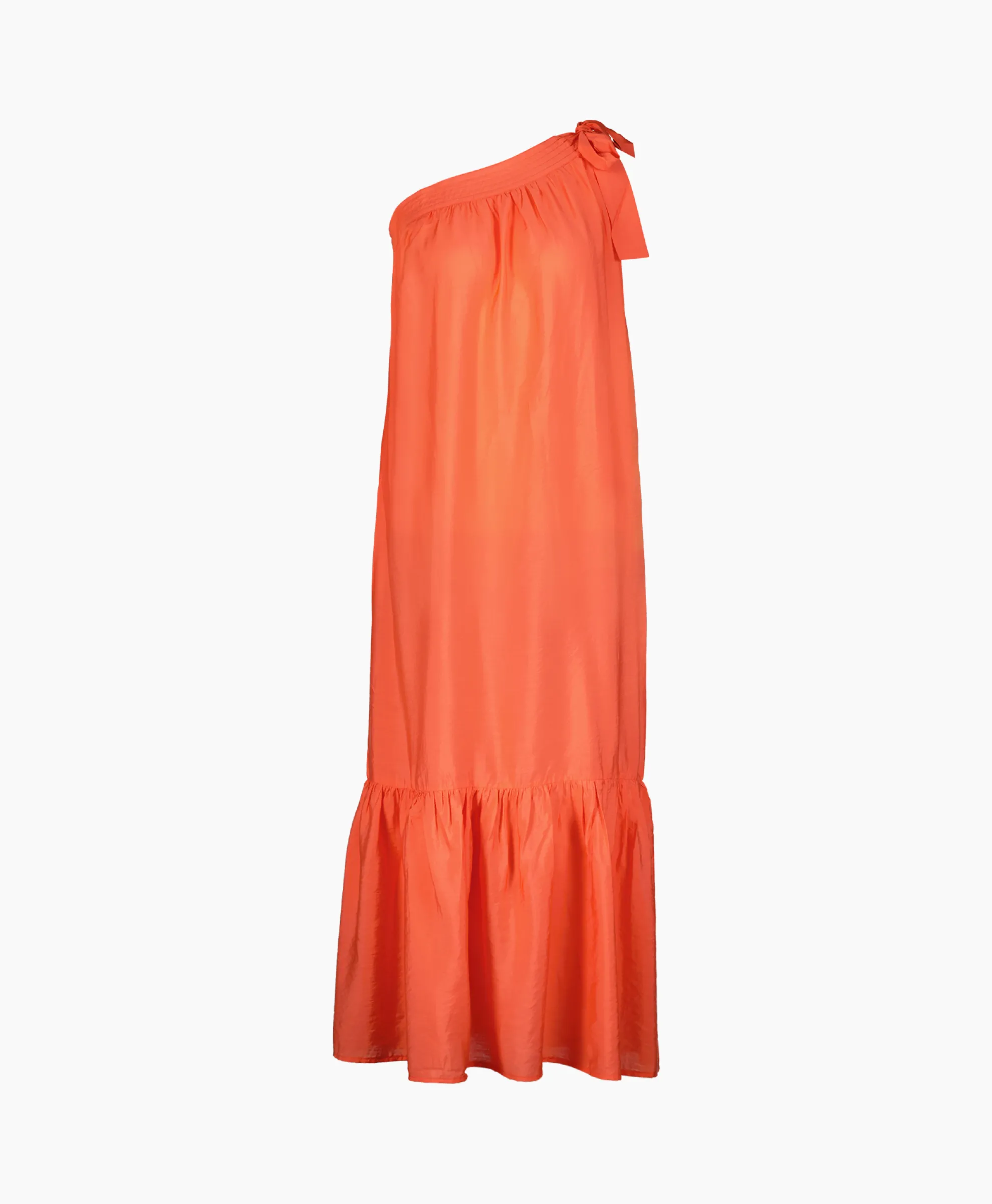 Co'Couture Maxi Jurk Callum Assymetrisch Peach
