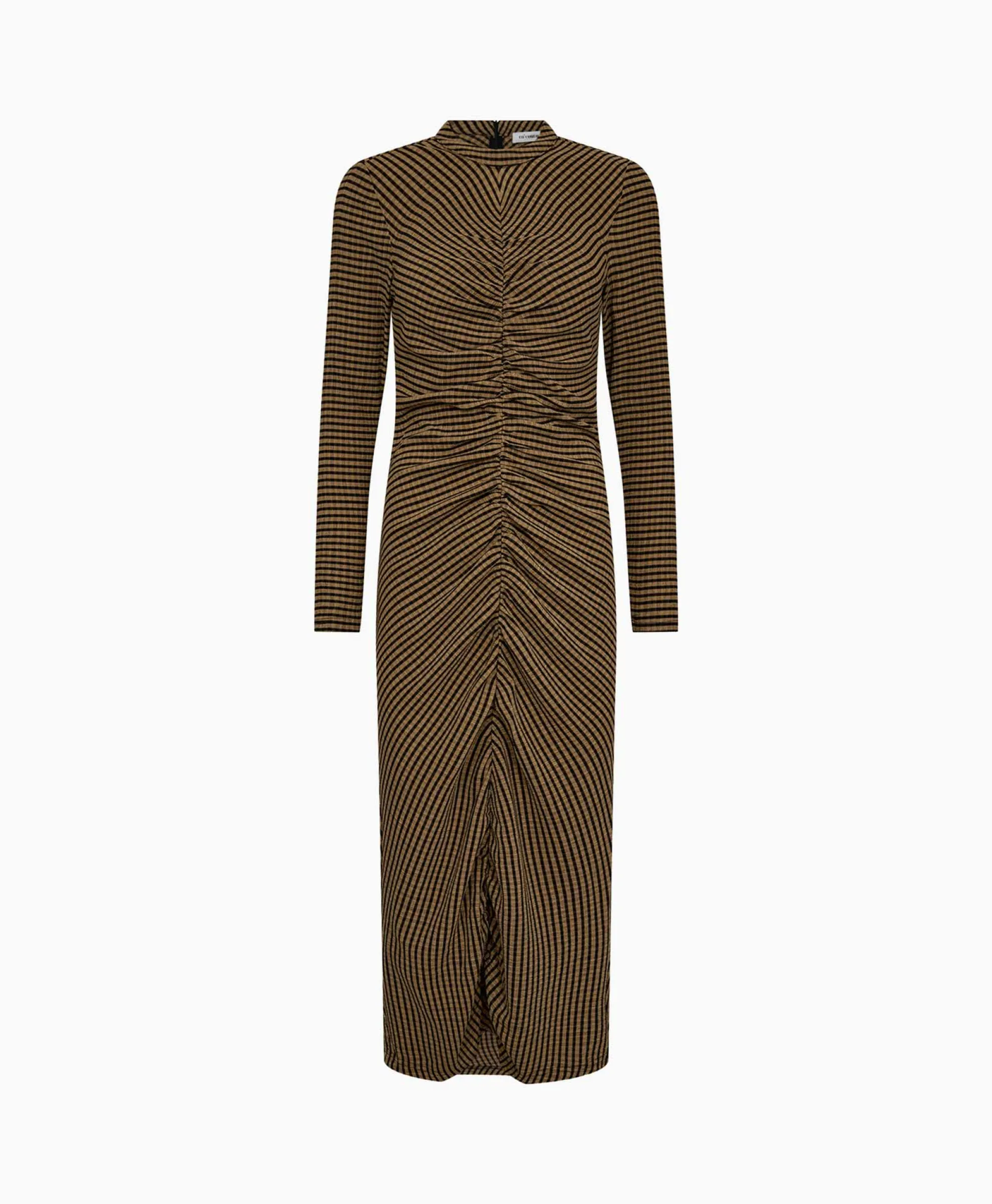 Co'Couture Mini Jurk Nova Bruin