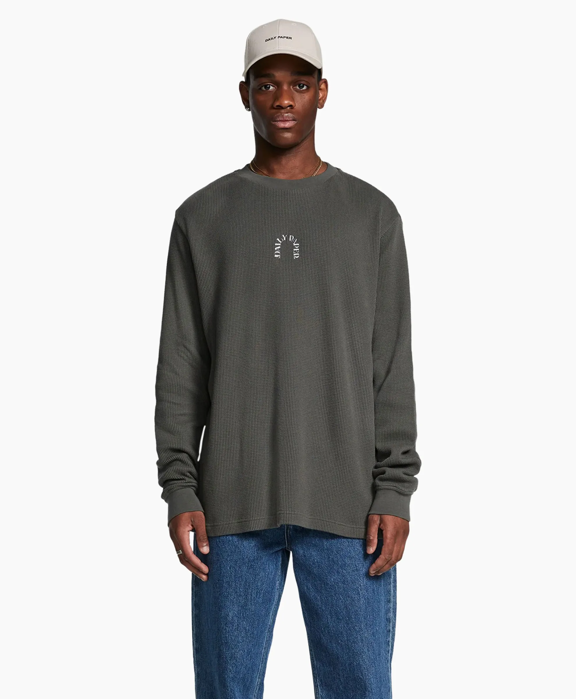 Daily Paper Longsleeve Arabesque Donker Groen