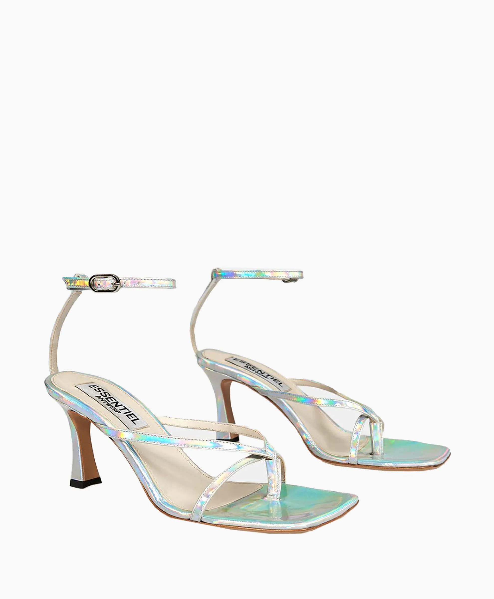 Essentiel Antwerp Sandaal Met Hak Dilver Zilver