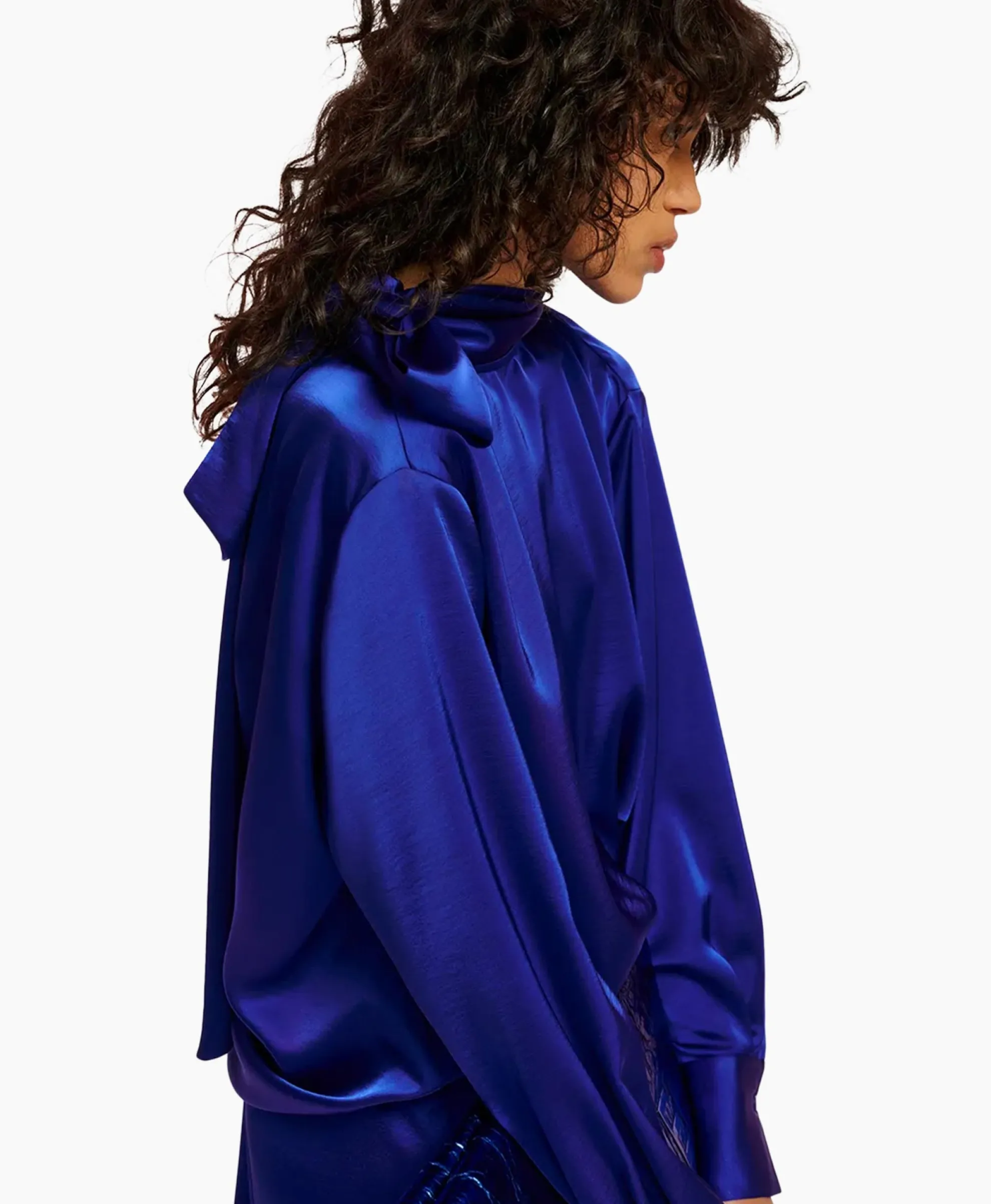 Essentiel Antwerp Top Esatin Blauw