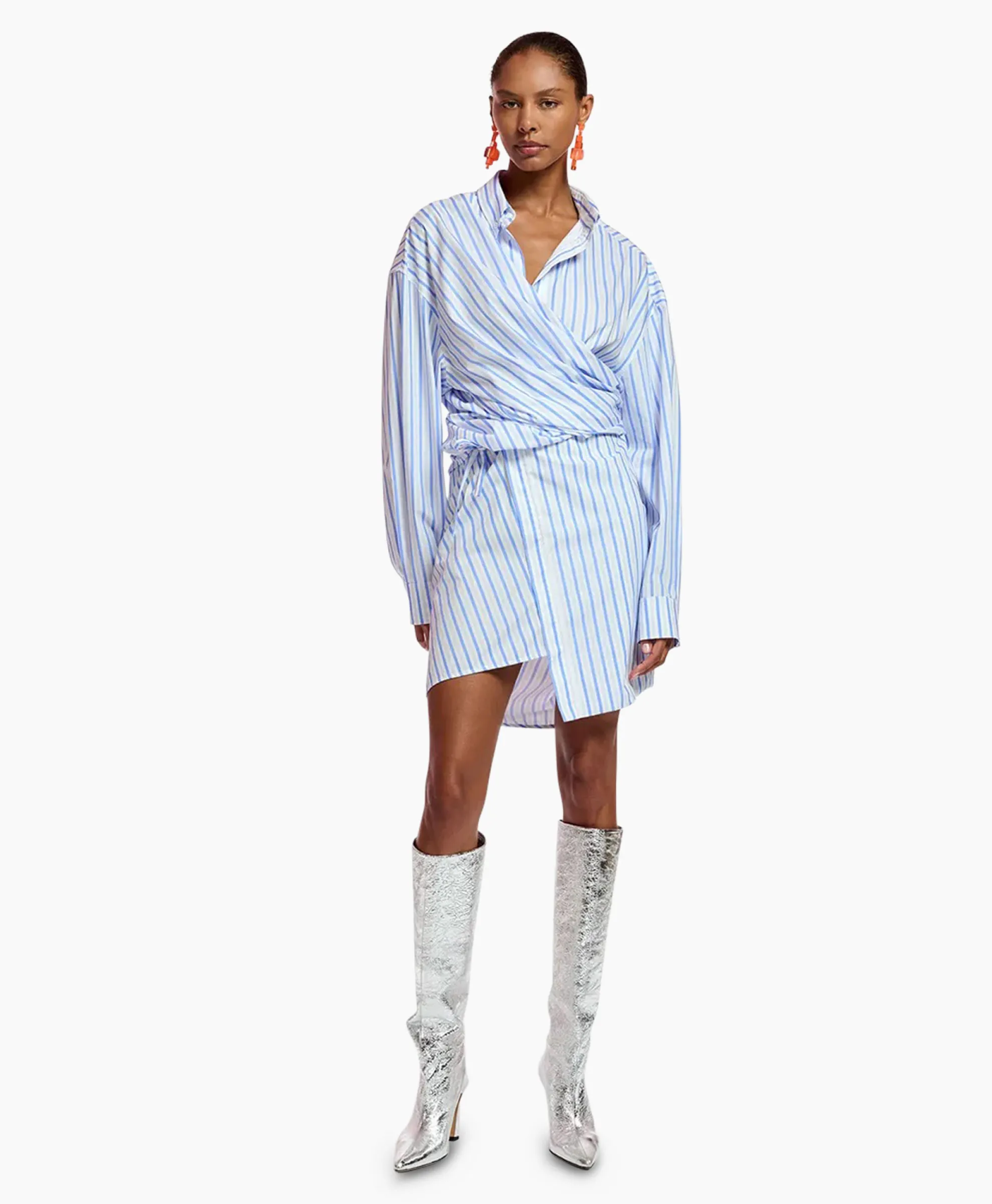 Essentiel Antwerp Mini Jurk Fetty Wit