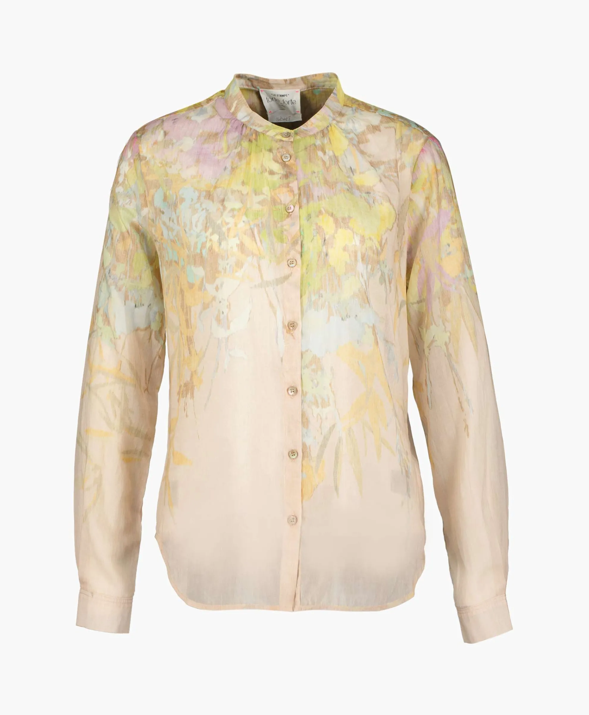 Forte_Forte Blouse Heaven Print Cotton Silk Voile Grandfather Rose