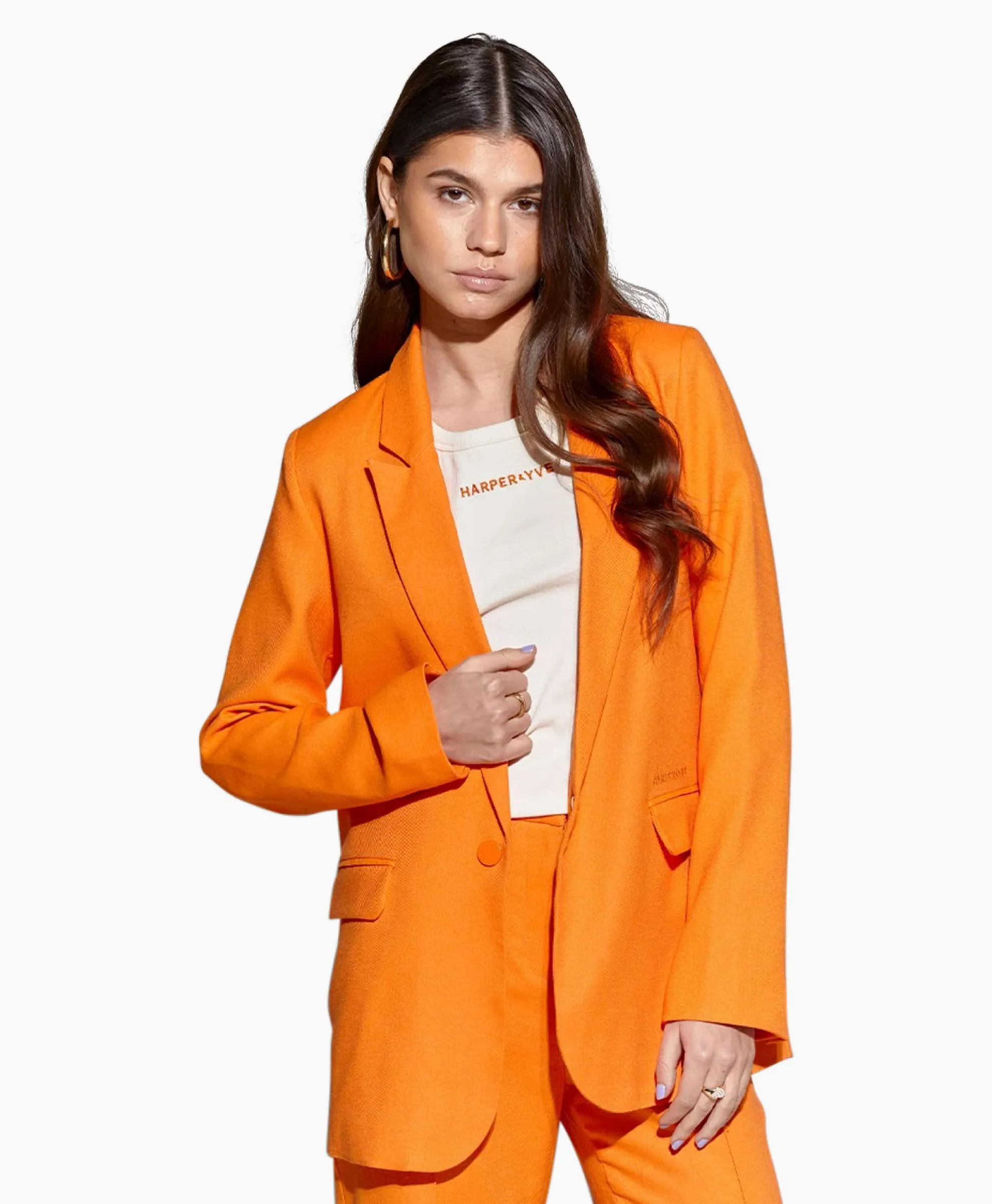 Harper & Yve Blazer Yagger-Bl Oranje
