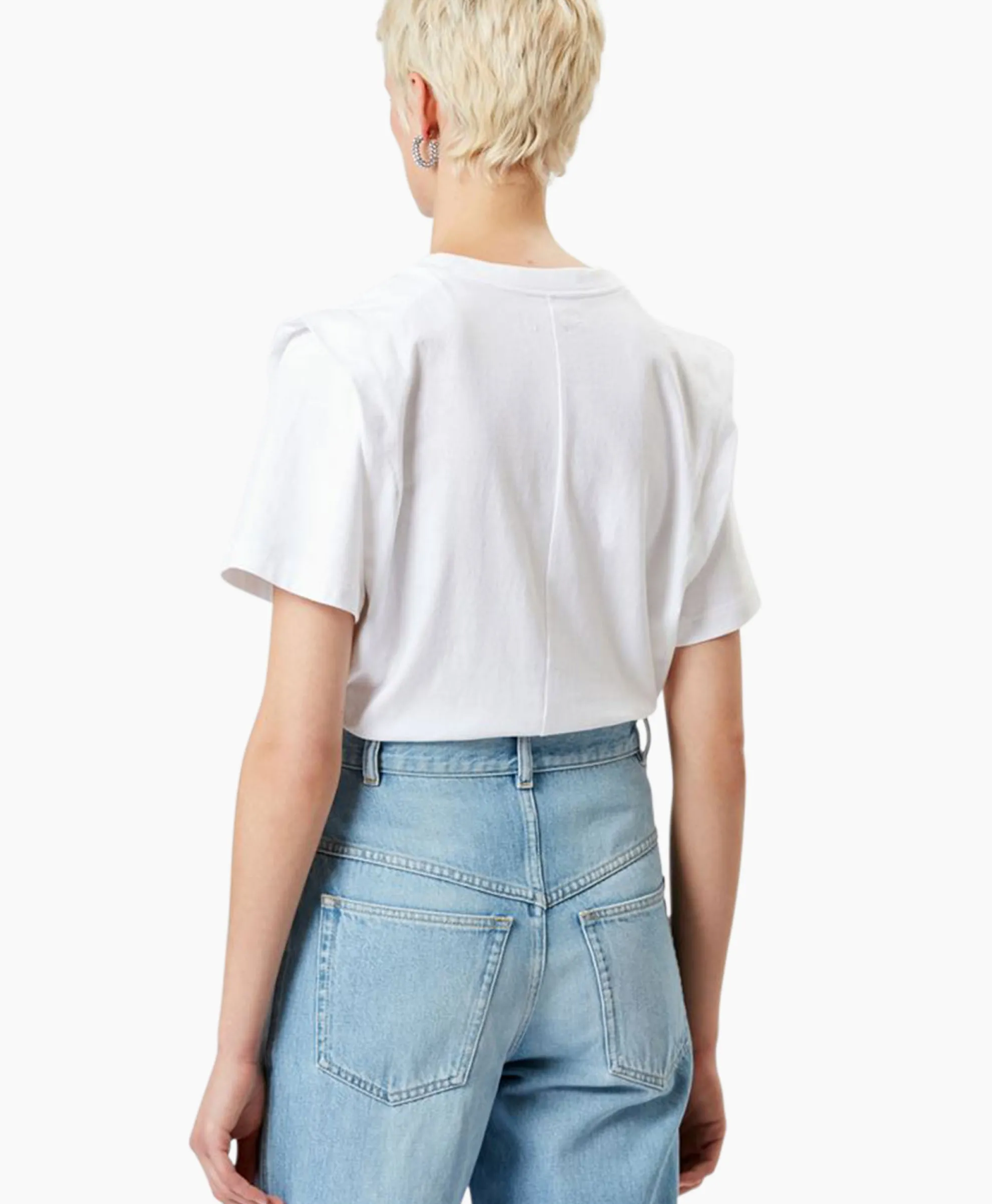 Isabel Marant T-Shirt Korte Mouw Zelitos-Ga Wit