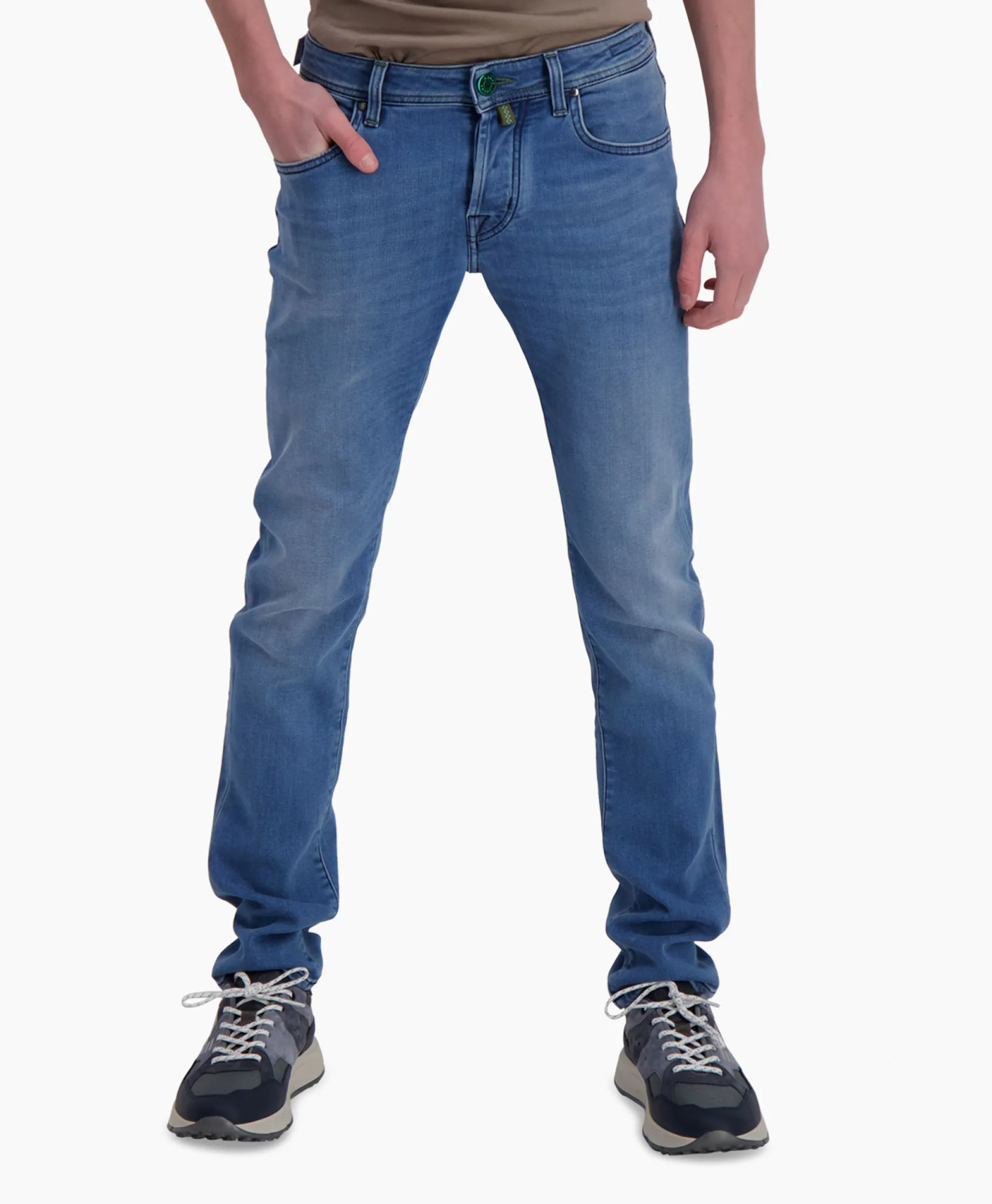 Jacob Cohen Jeans 5 Pkt Super Slim Fit Nick Donker Blauw