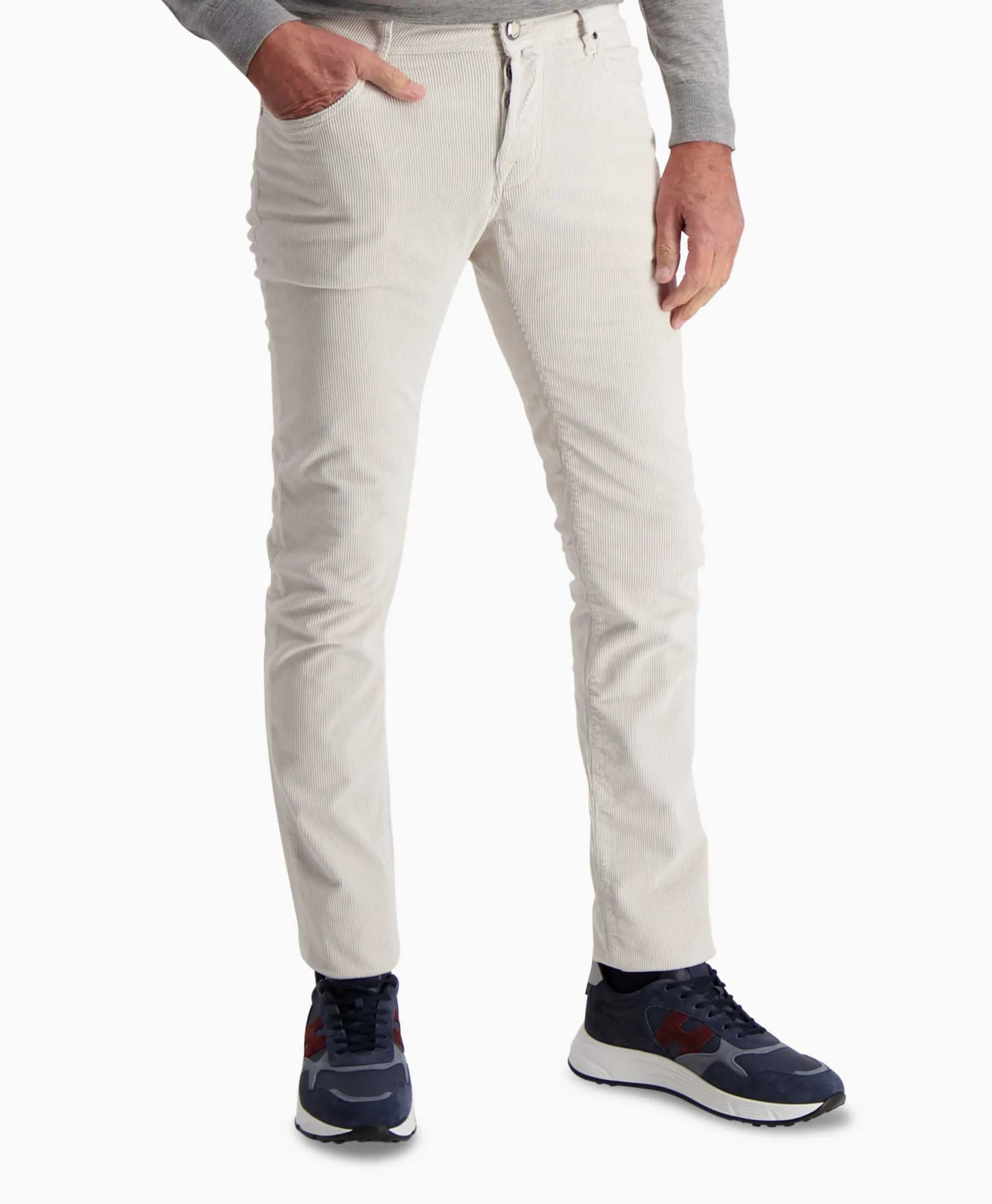 Jacob Cohen Jeans 5-Pocket Nick Slim Off White