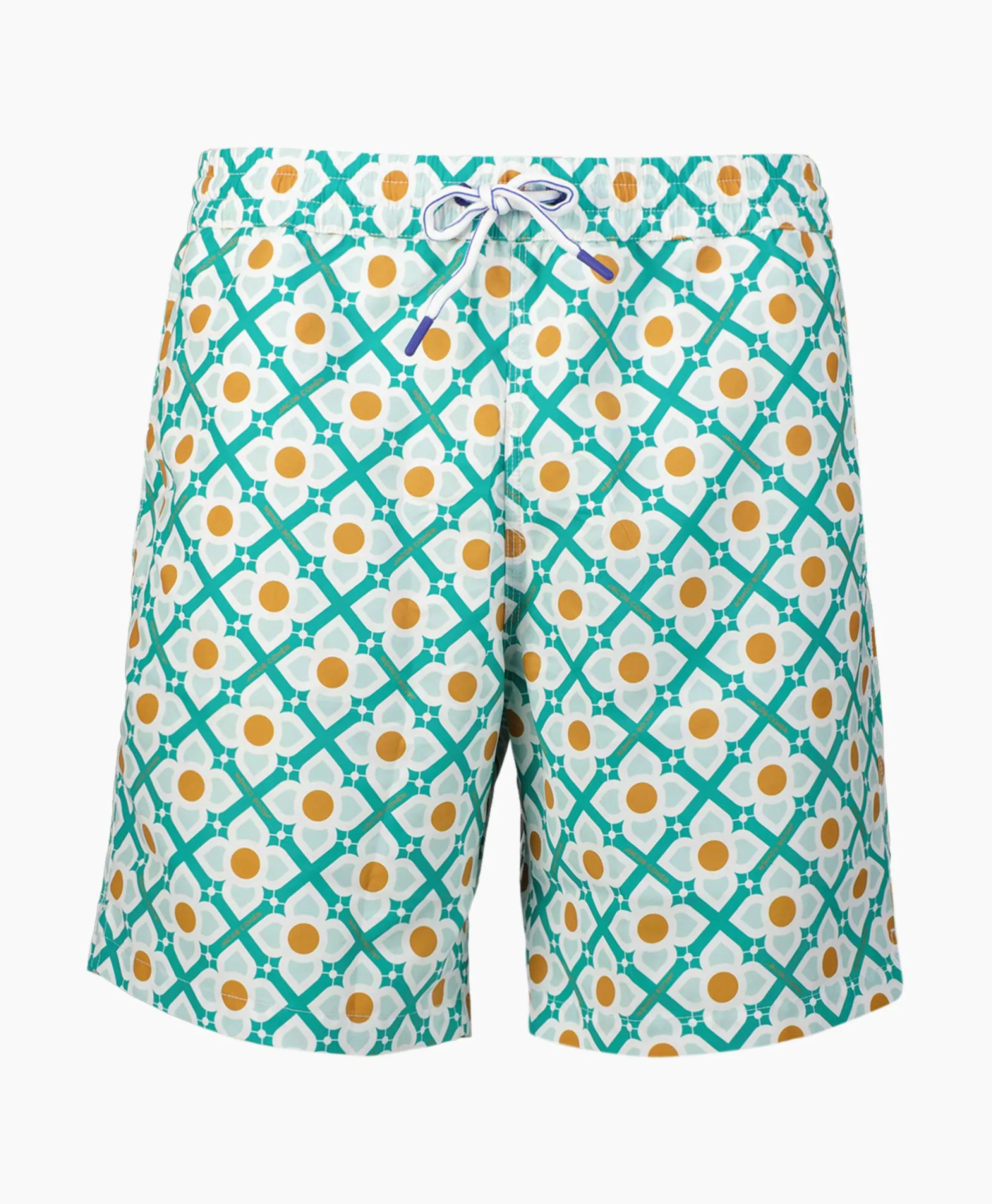 Jacob Cohen Zwembroek Maiolica Print Groen