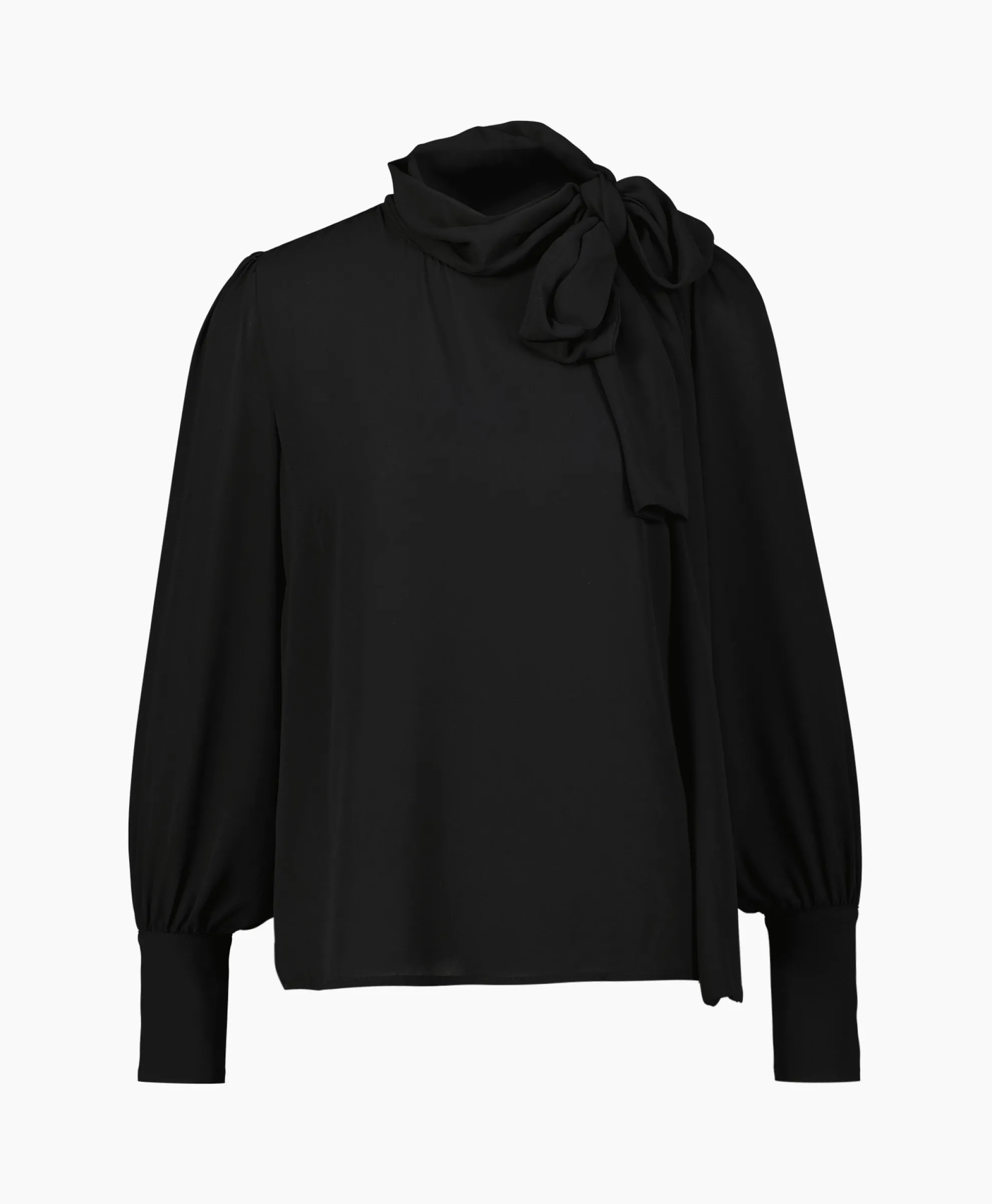 Liu Jo Blouse Ecs Tunica C/Fiocco Zwart
