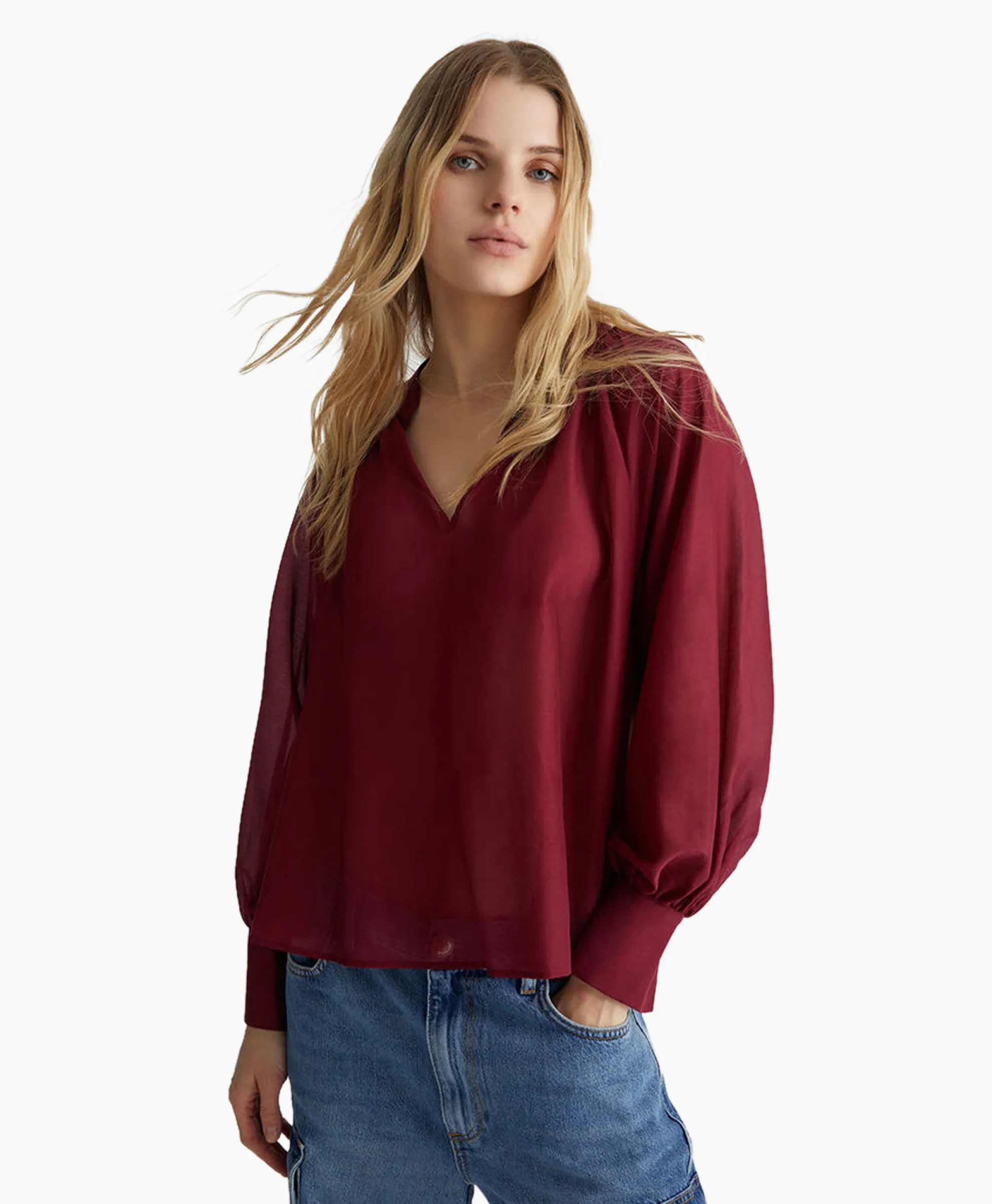 Liu Jo Tuniek Tunica Arricciata Rood