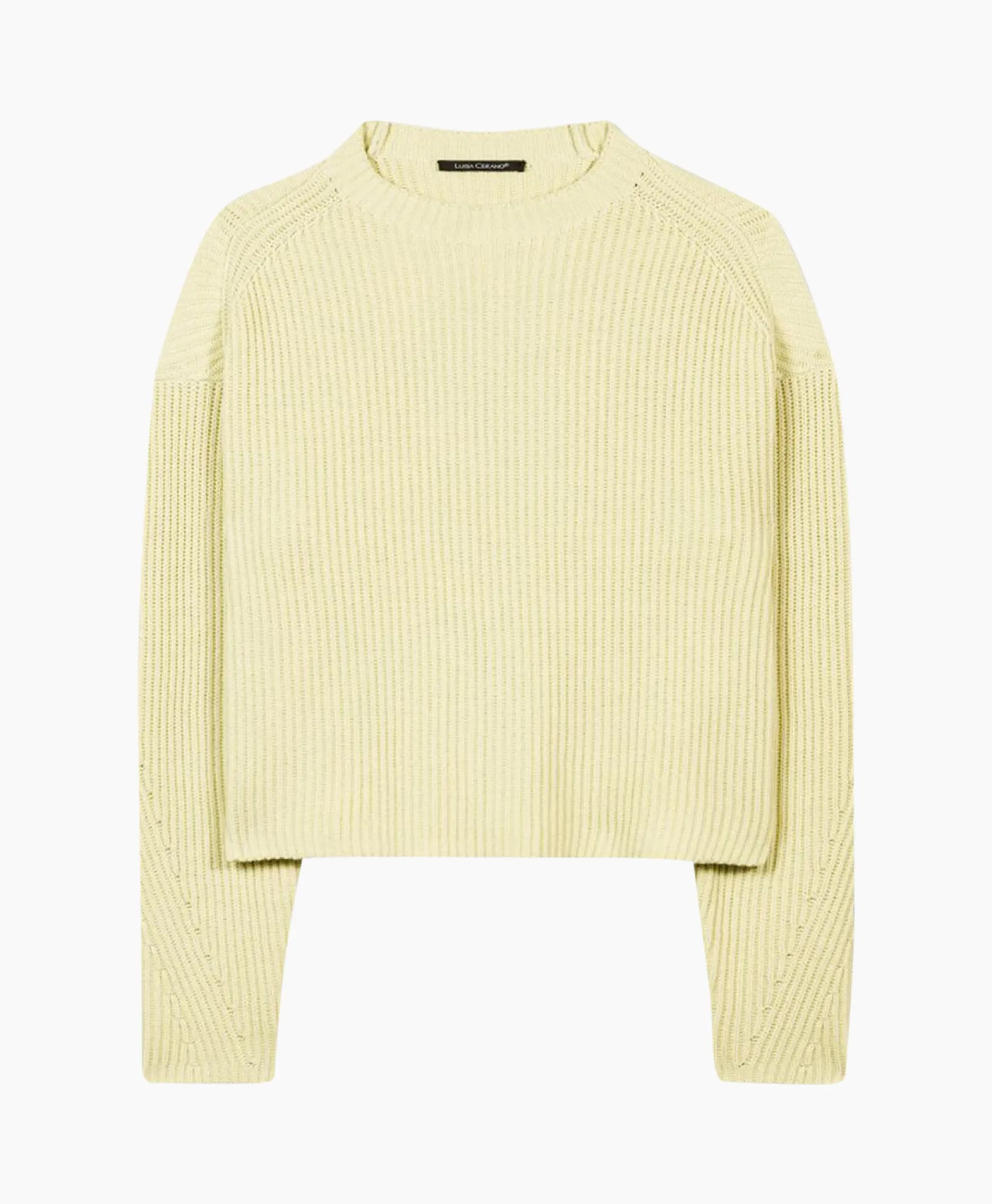 Luisa Cerano Gebreide Trui 198399/5908-0 Geel