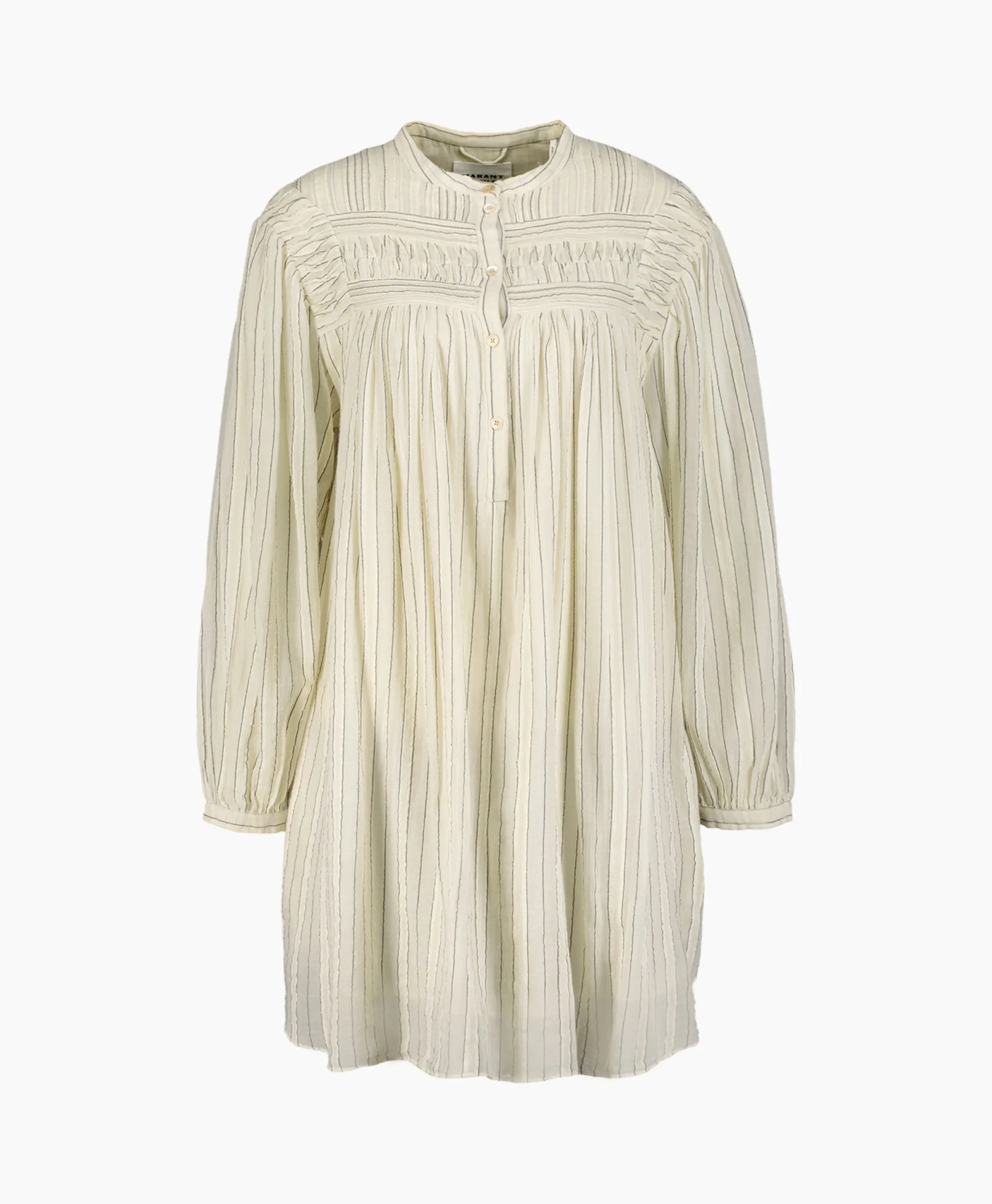 Marant Etoile Mini Jurk Leozi-Gc Ecru