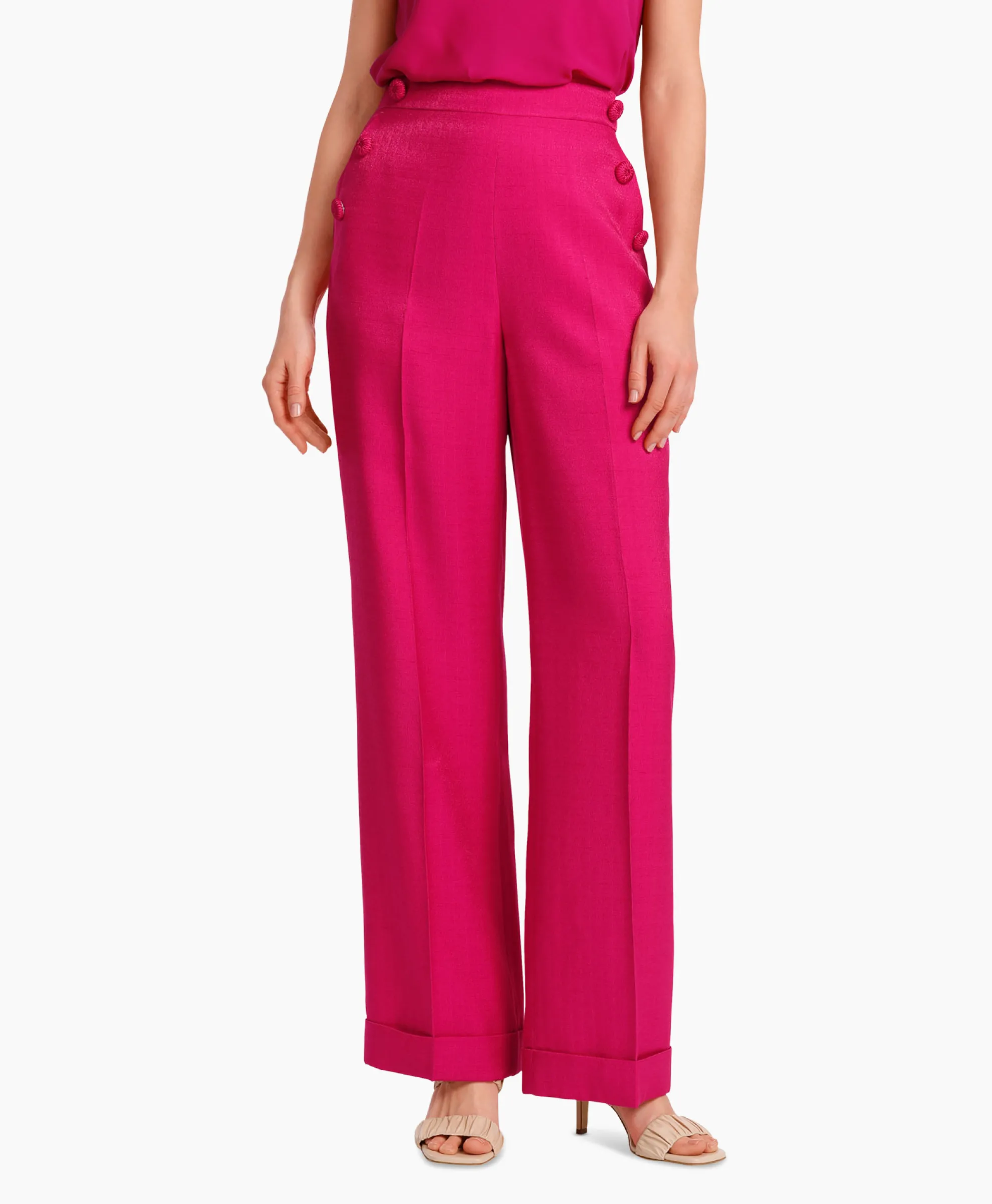 Marccain Collectie Broek Wc 81.46 W84 Print + 2 Kleurig