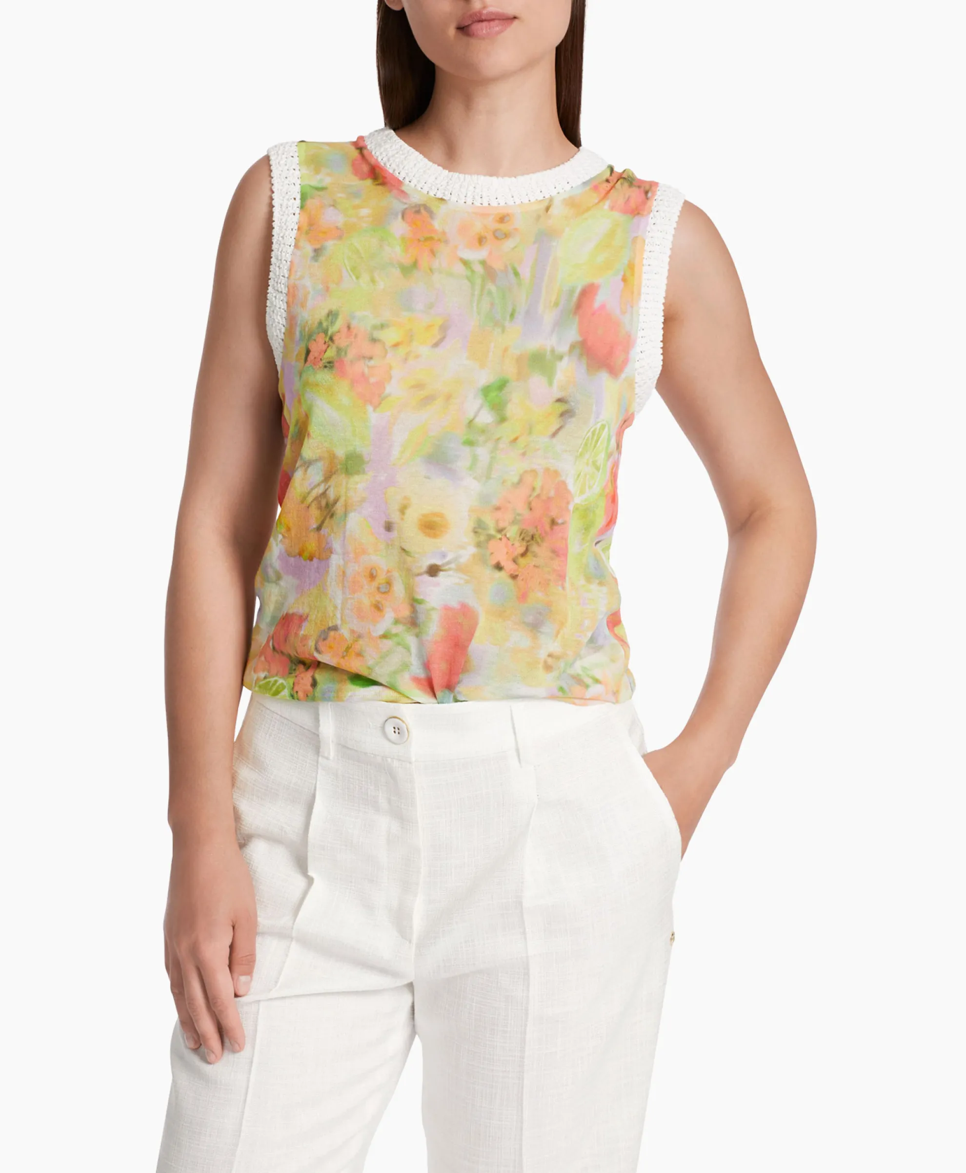 Marccain Collectie Top Wc 61.09 M34 Midden Geel