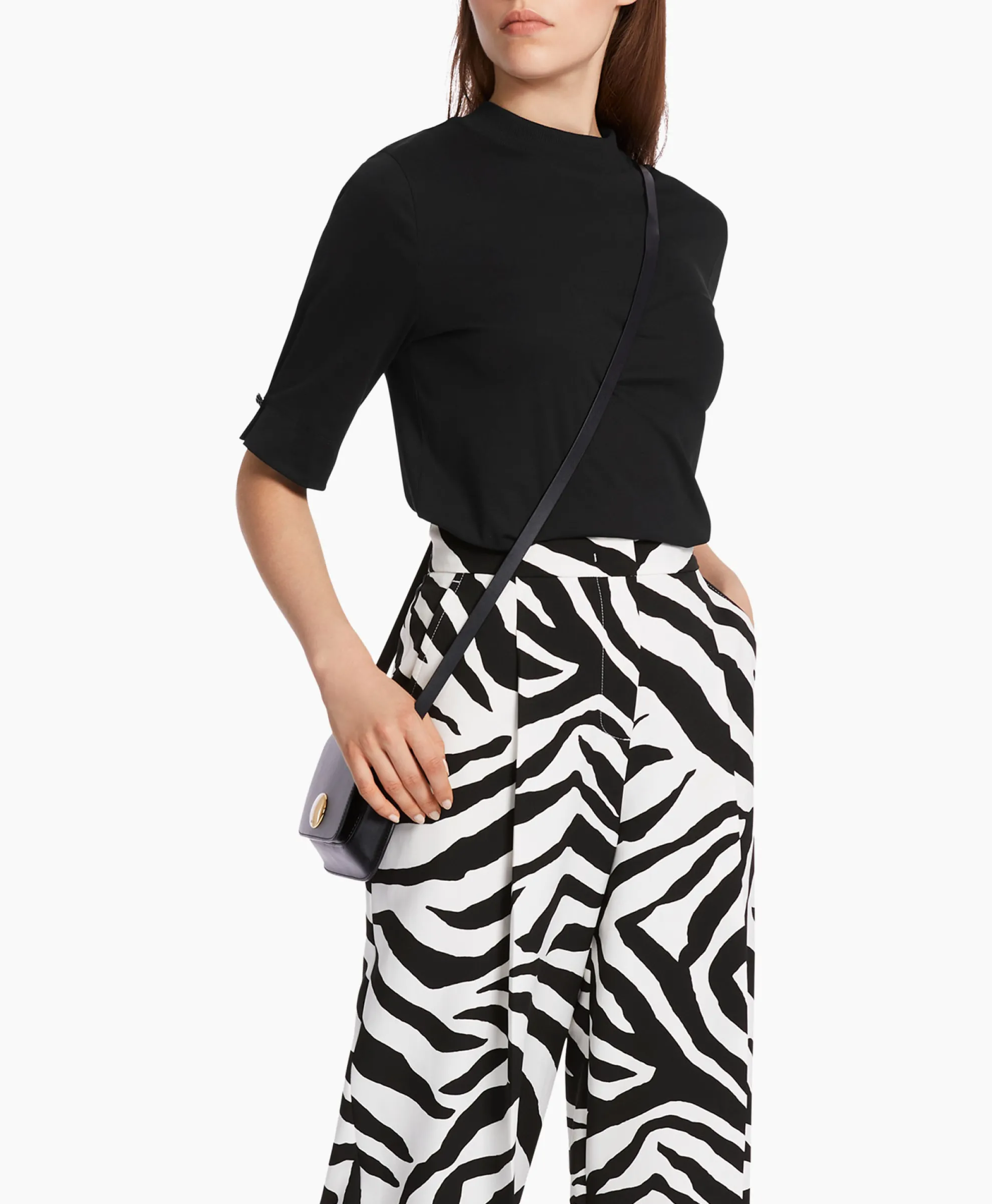 Marccain Collectie T-Shirt Wc 48.24 J14 Zwart