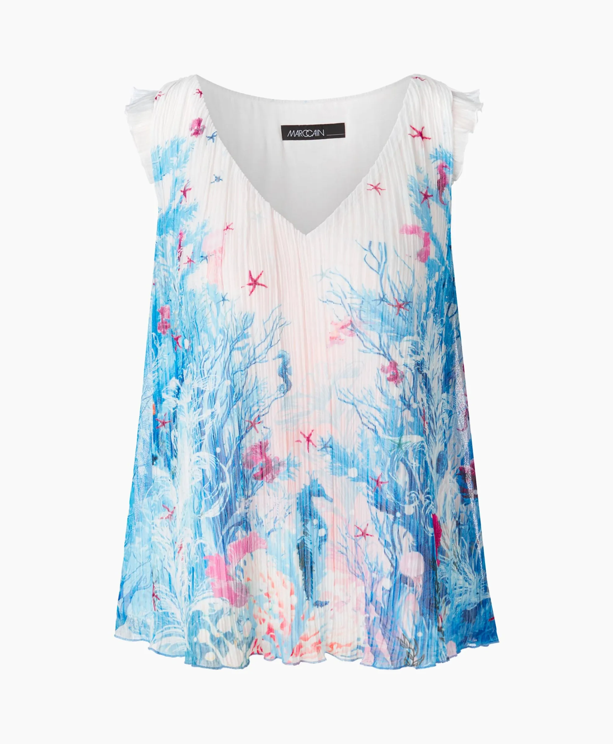Marccain Collectie Top Wc 61.26 J83 Aqua