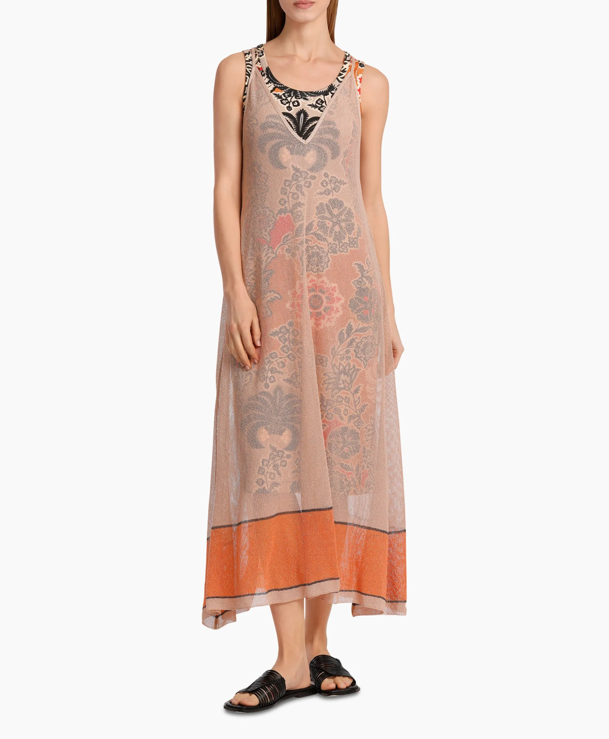 Marccain Collectie Jurk Wc 21.38 M49 Beige