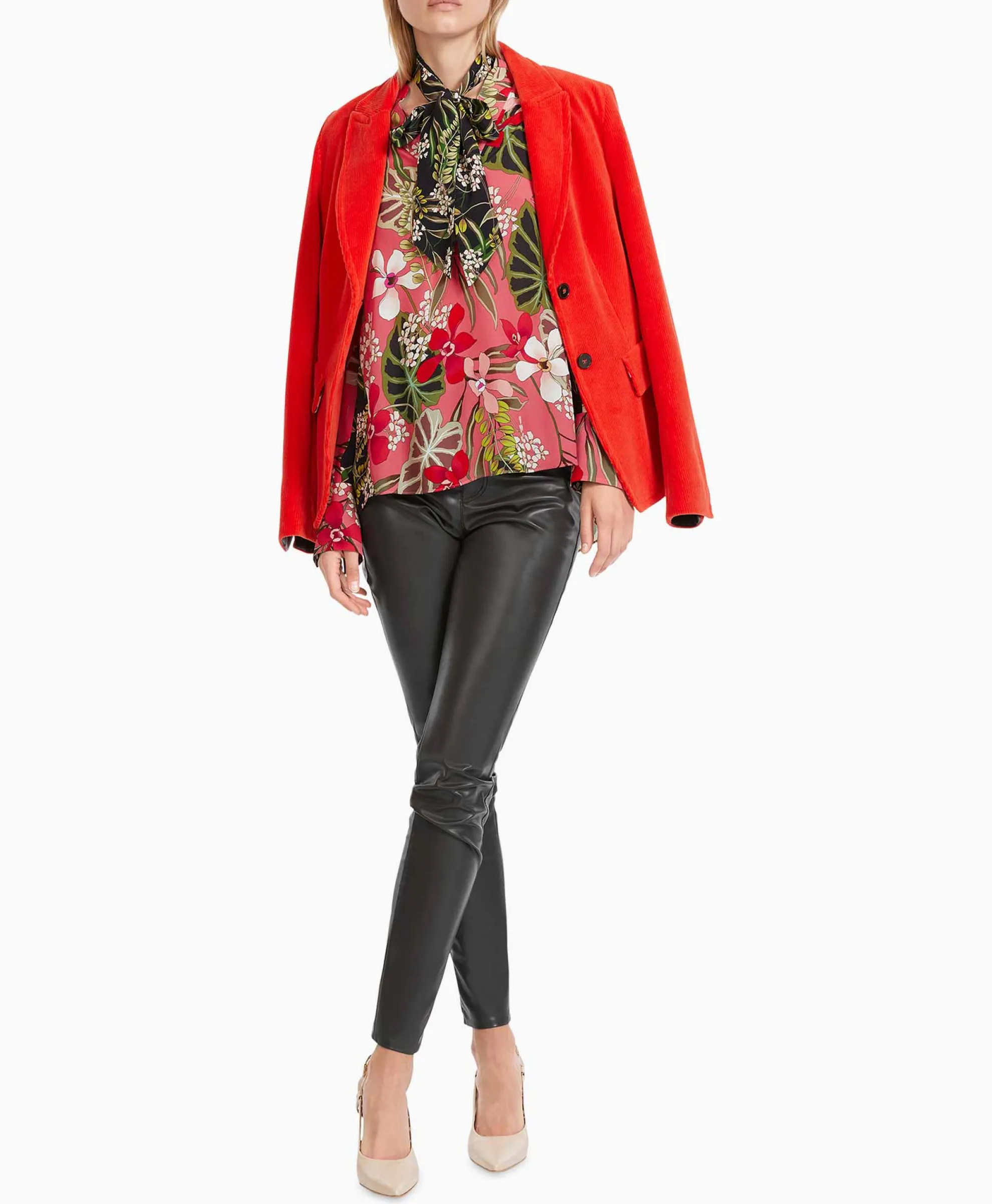 Marccain Collectie Blouse Vc 51.40 W61 Licht Rood