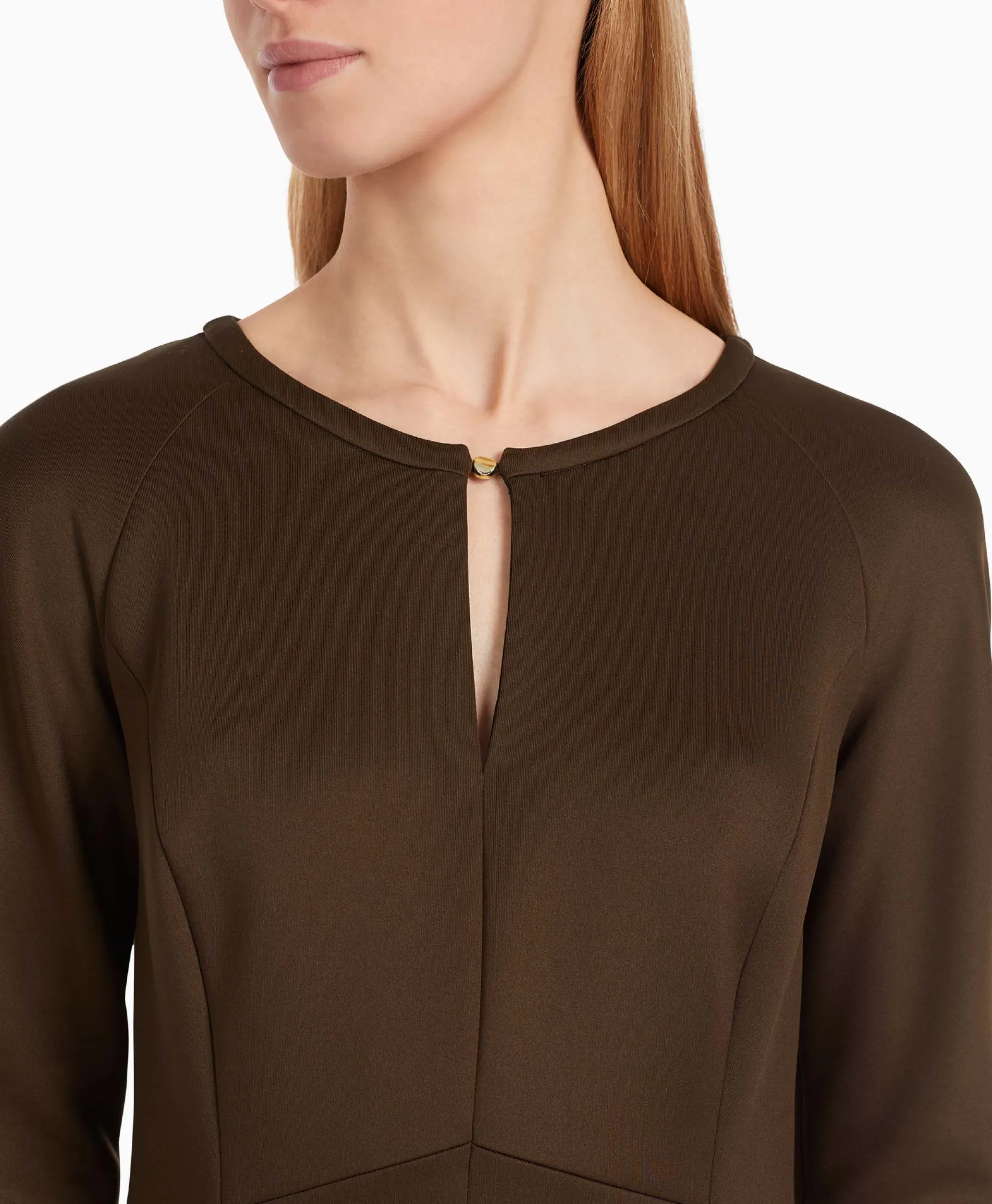 Marccain Collectie Jurk Vc 21.27 J22 Bruin