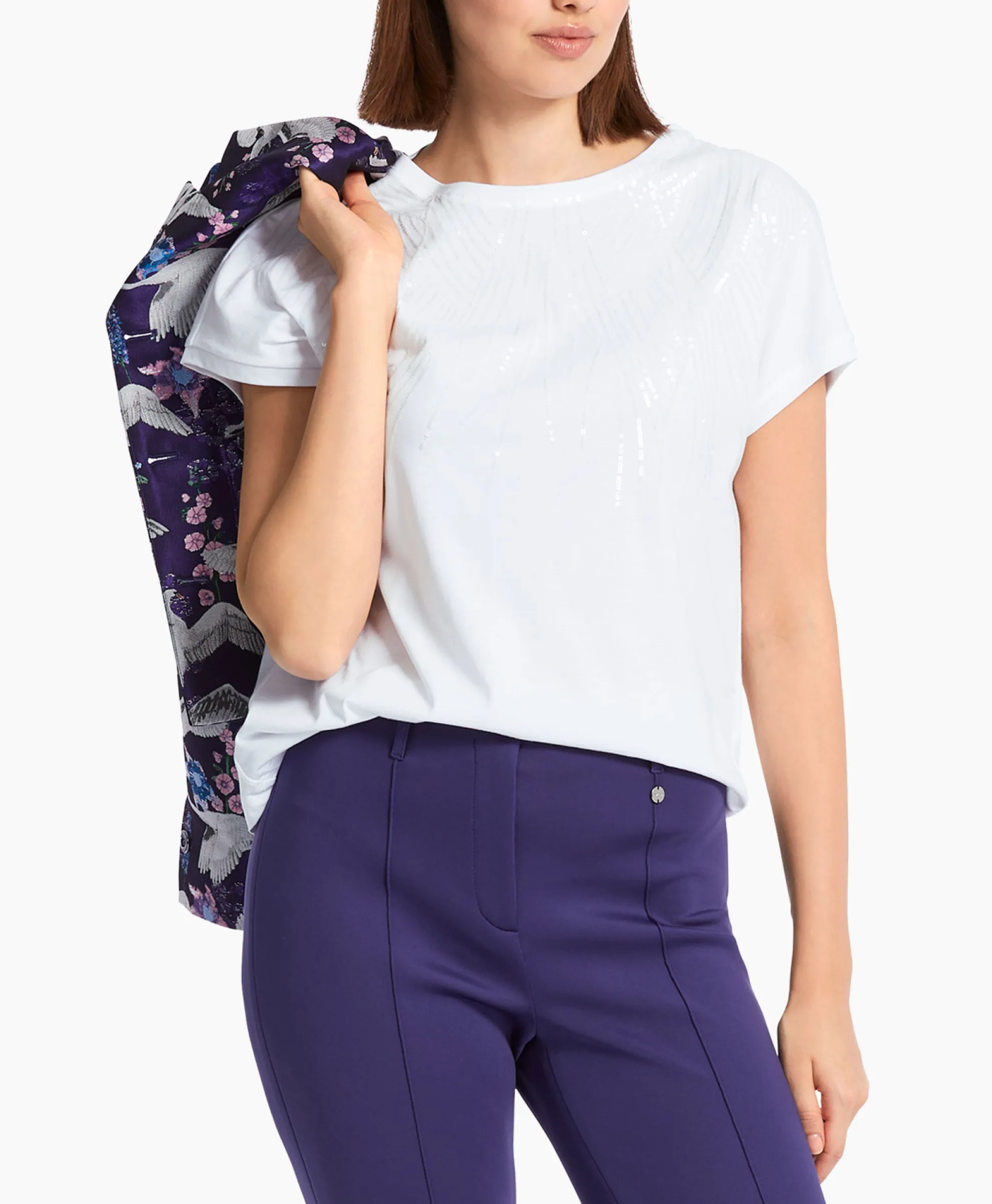 Marccain Collectie T-Shirt Wc 48.46 J36 Wit