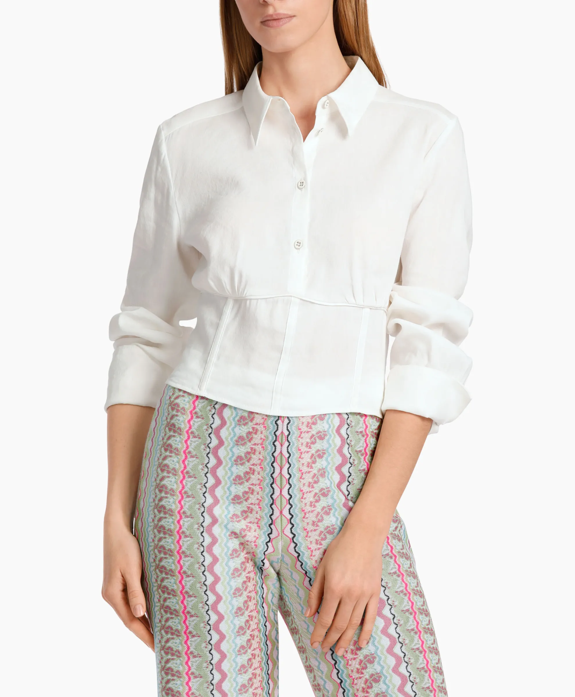 Marccain Collectie Blouse Wc 51.42 W47 Off White
