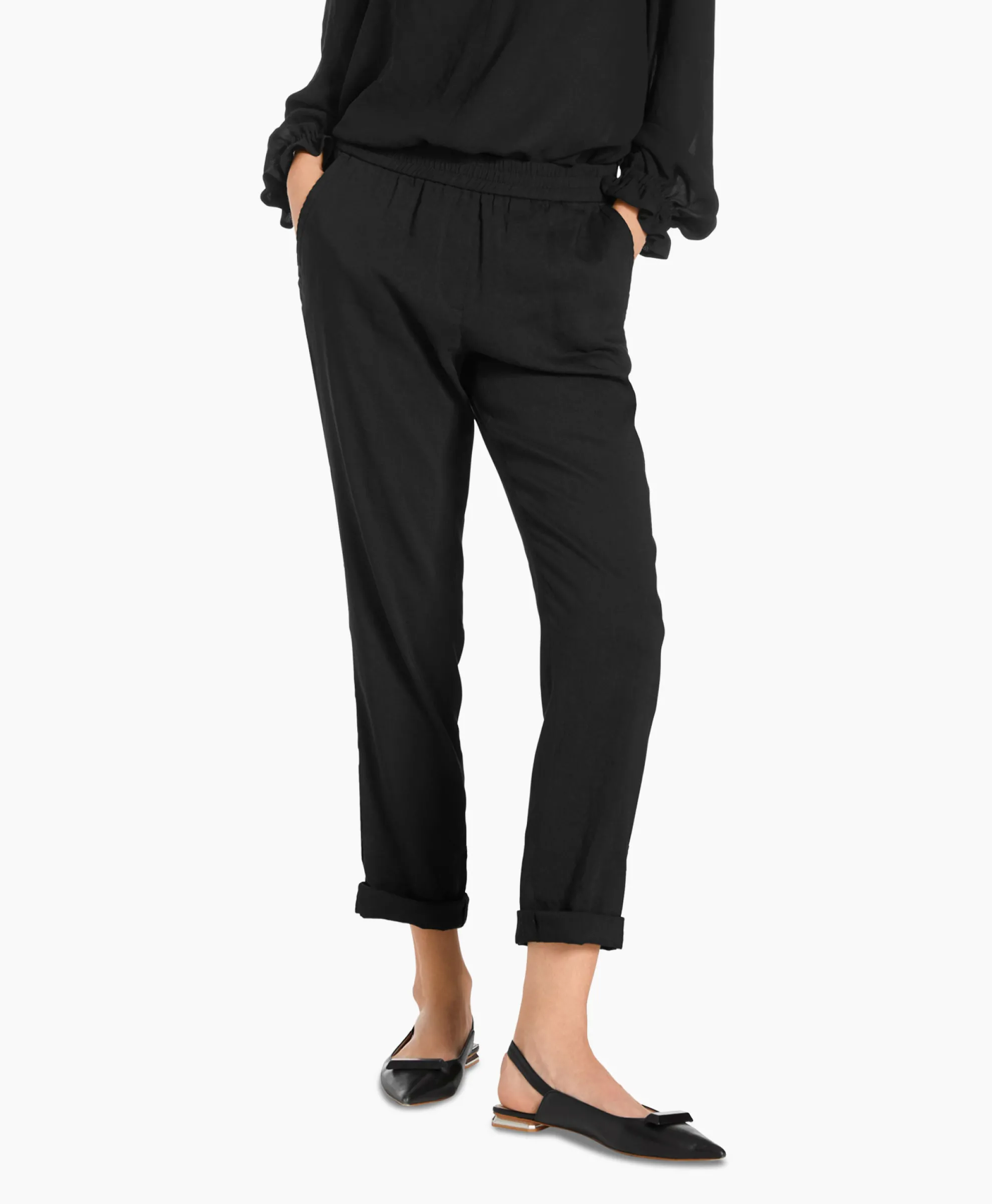 Marccain Collectie Broek Wc 81.59 W47 Zwart