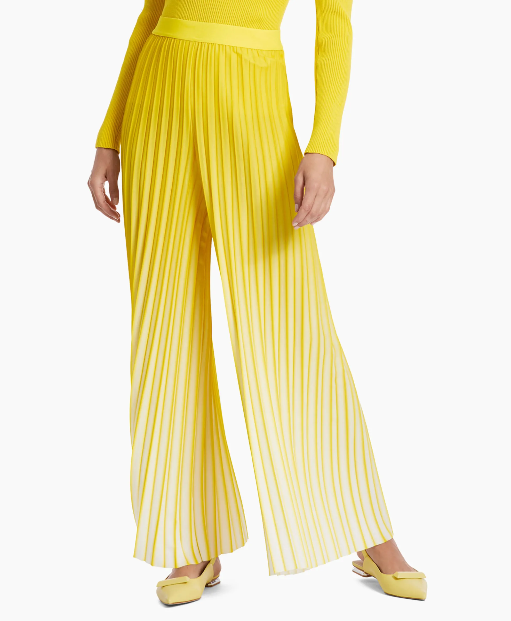 Marccain Collectie Broek Wc 81.36 W73 Geel