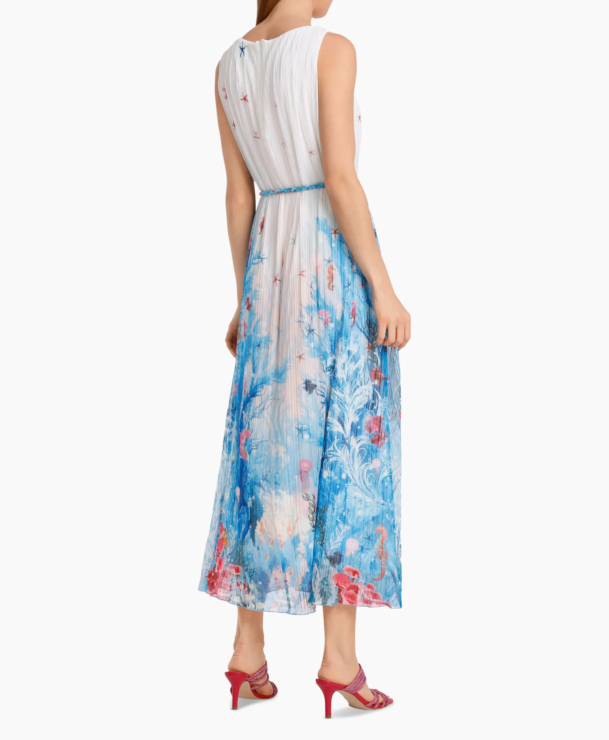 Marccain Collectie Jurk Wc 21.62 J83 Aqua