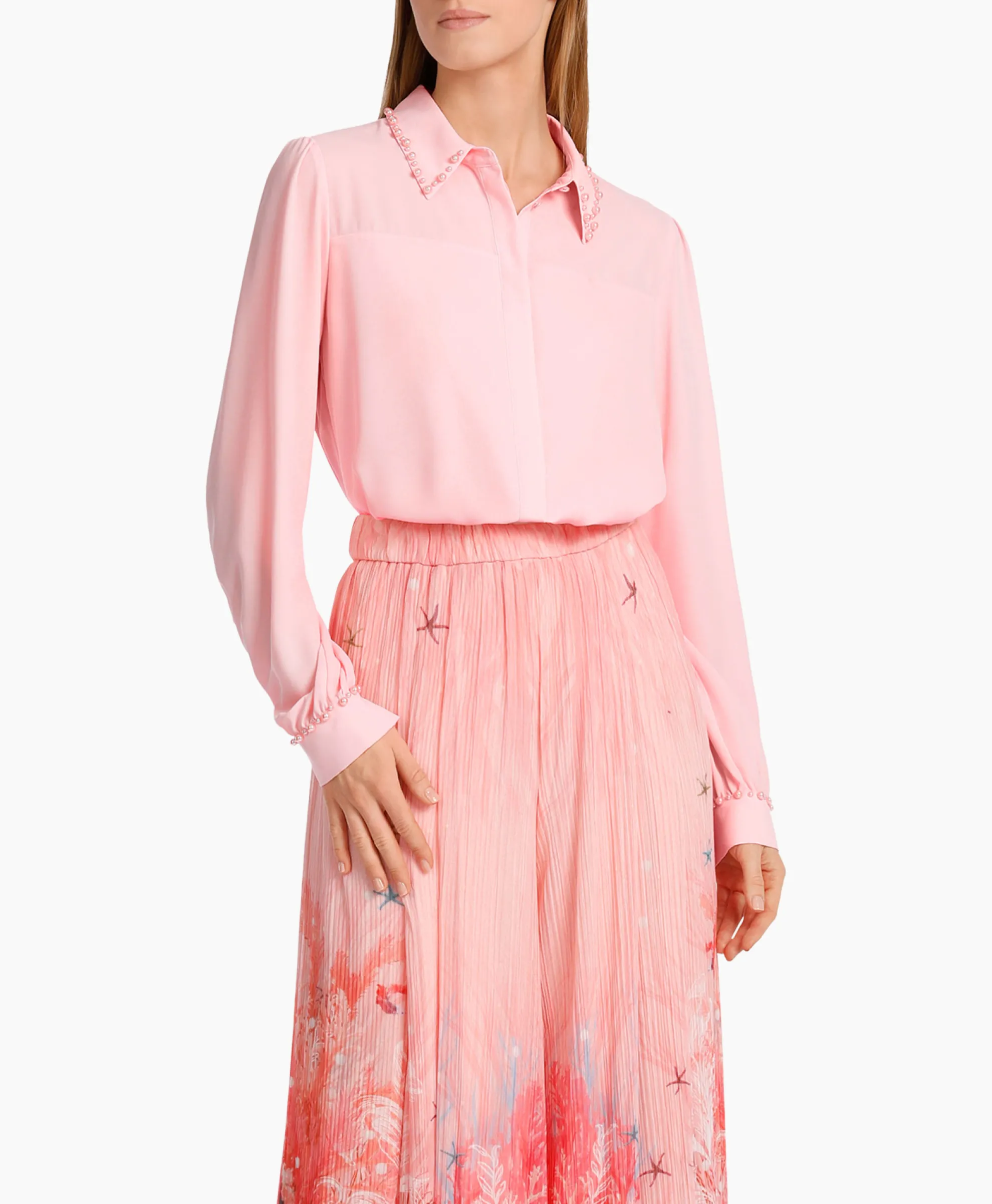 Marccain Collectie Blouse Wc 51.46 W90 Zalm