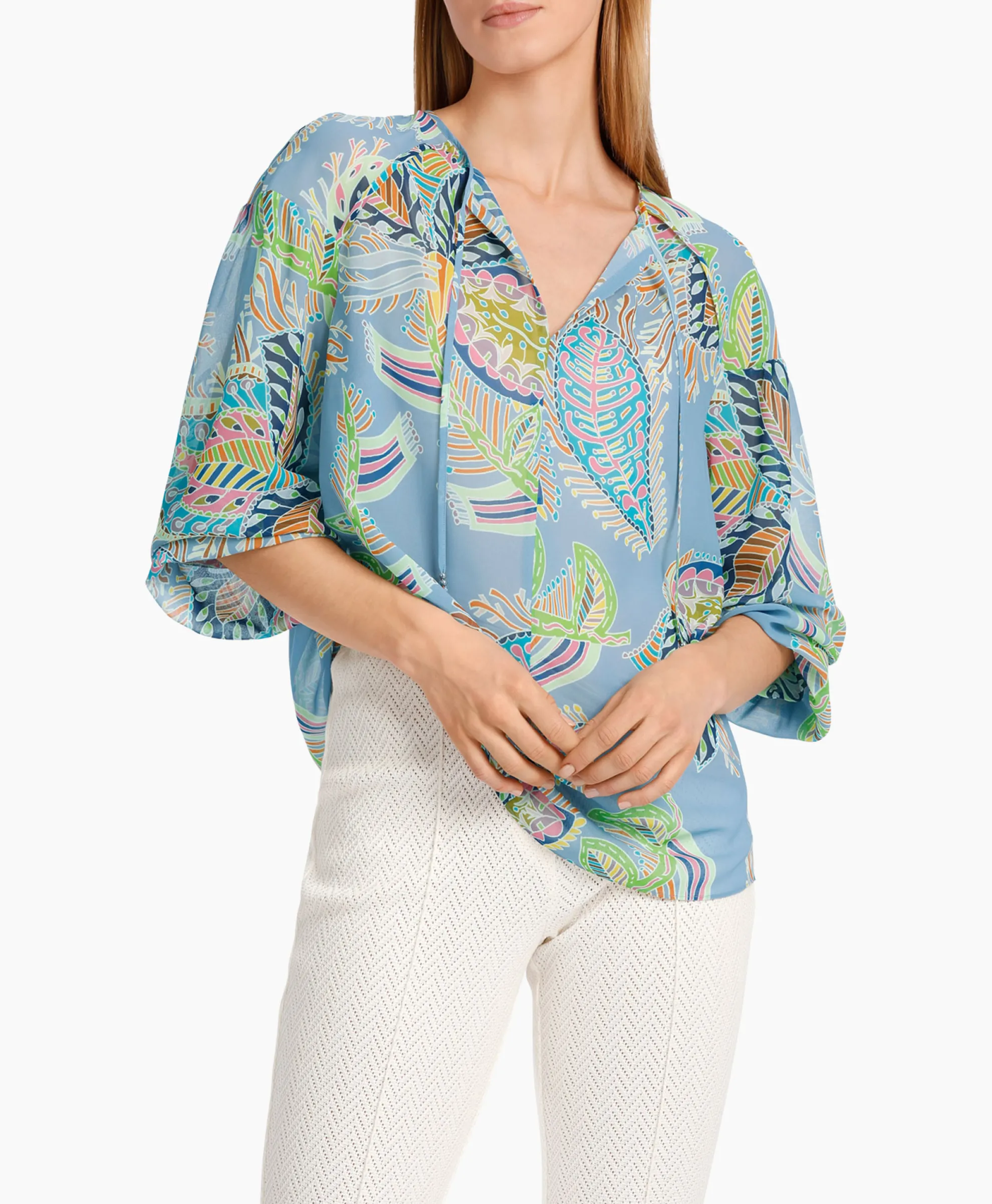 Marccain Collectie Blouse Wc 51.33 W74 Licht Blauw