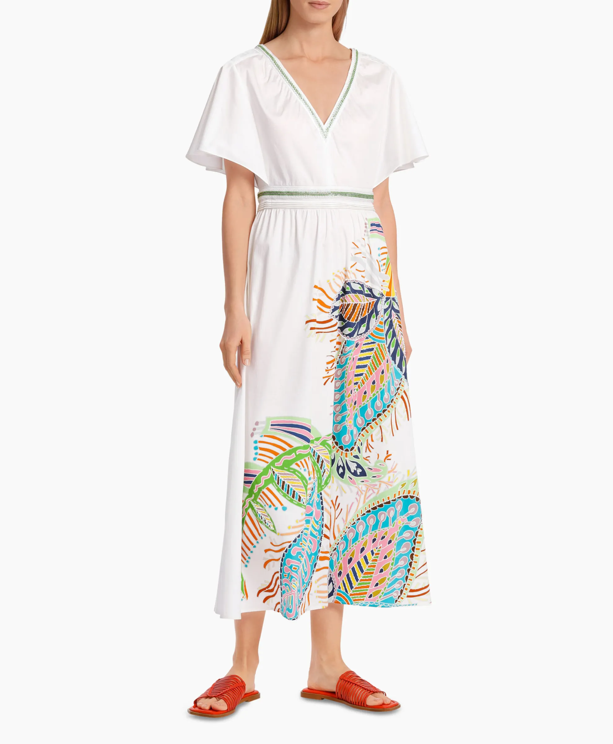 Marccain Collectie Jurk Wc 21.51 W64 Wit