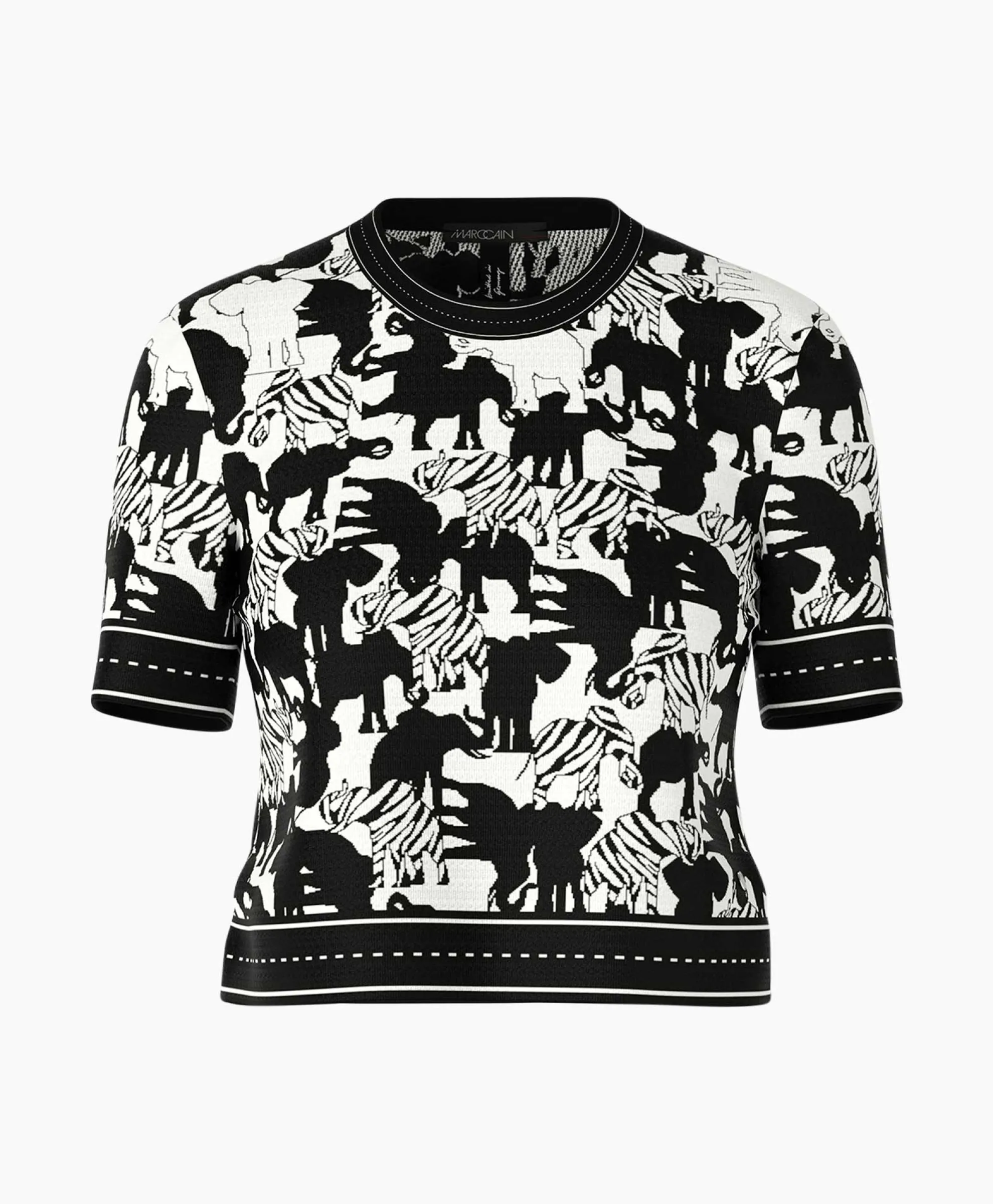 Marccain Collectie Pullover Wc 41.10 M03 Print + 2 Kleurig