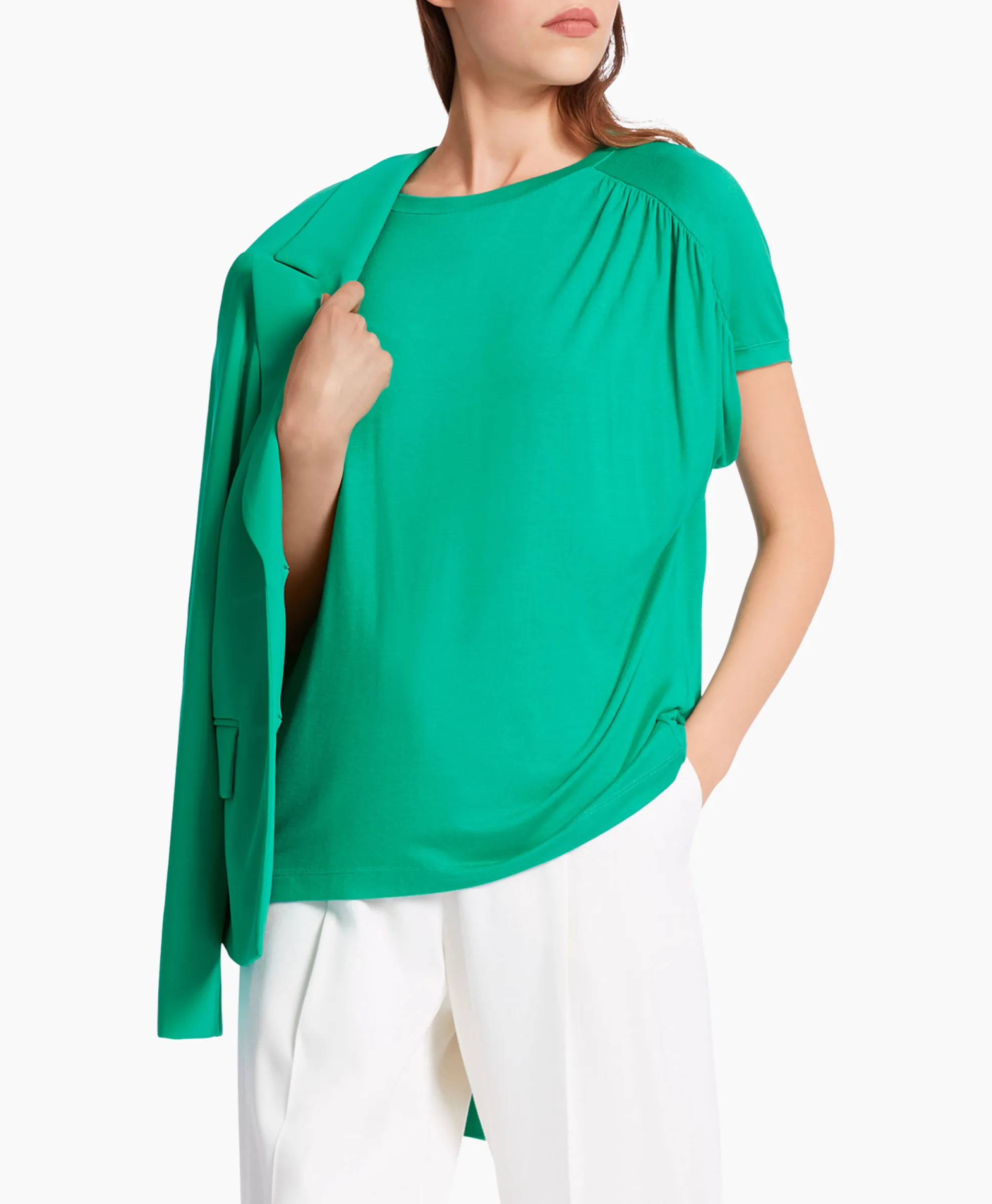 Marccain Collectie T-Shirt Wc 48.25 J33 Groen