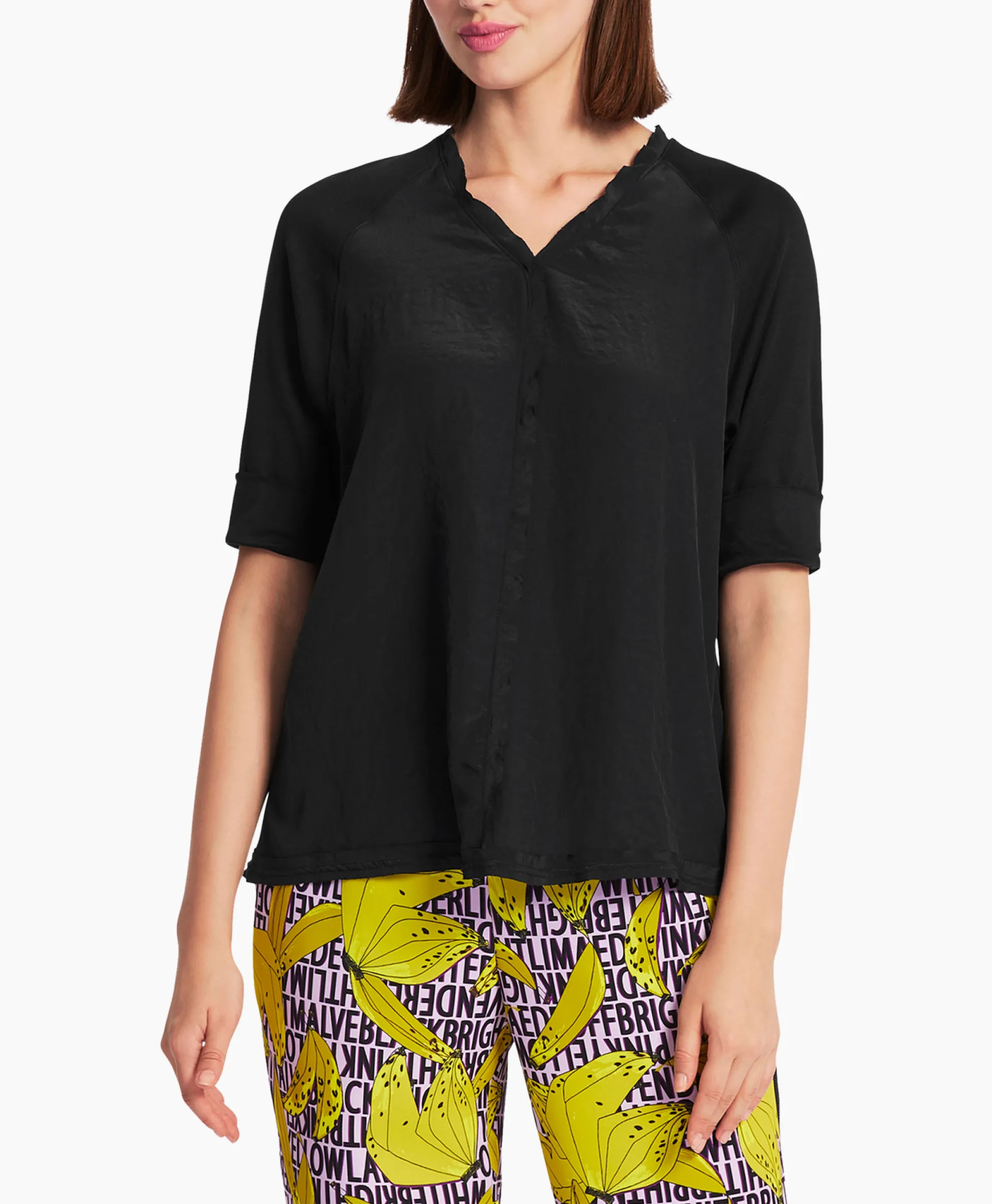 Marccain Sport Blouse Ws 55.04 J67 Zwart