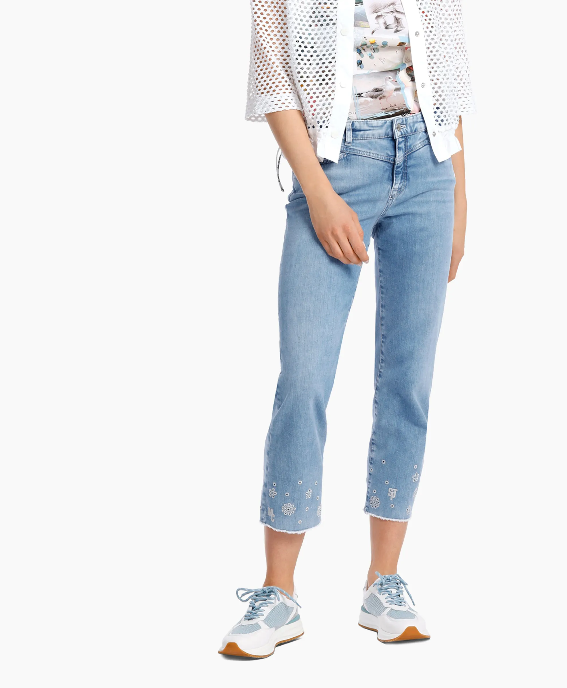 Marccain Sport Jeans Ws 82.24 D15 Licht Blauw