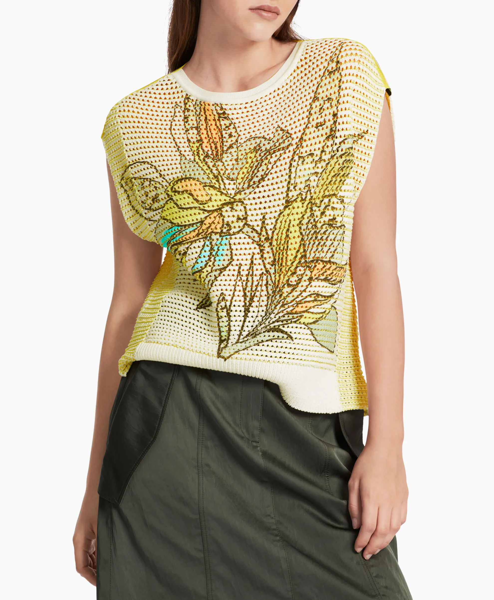 Marccain Sport Top Ws 42.01 M19 Geel