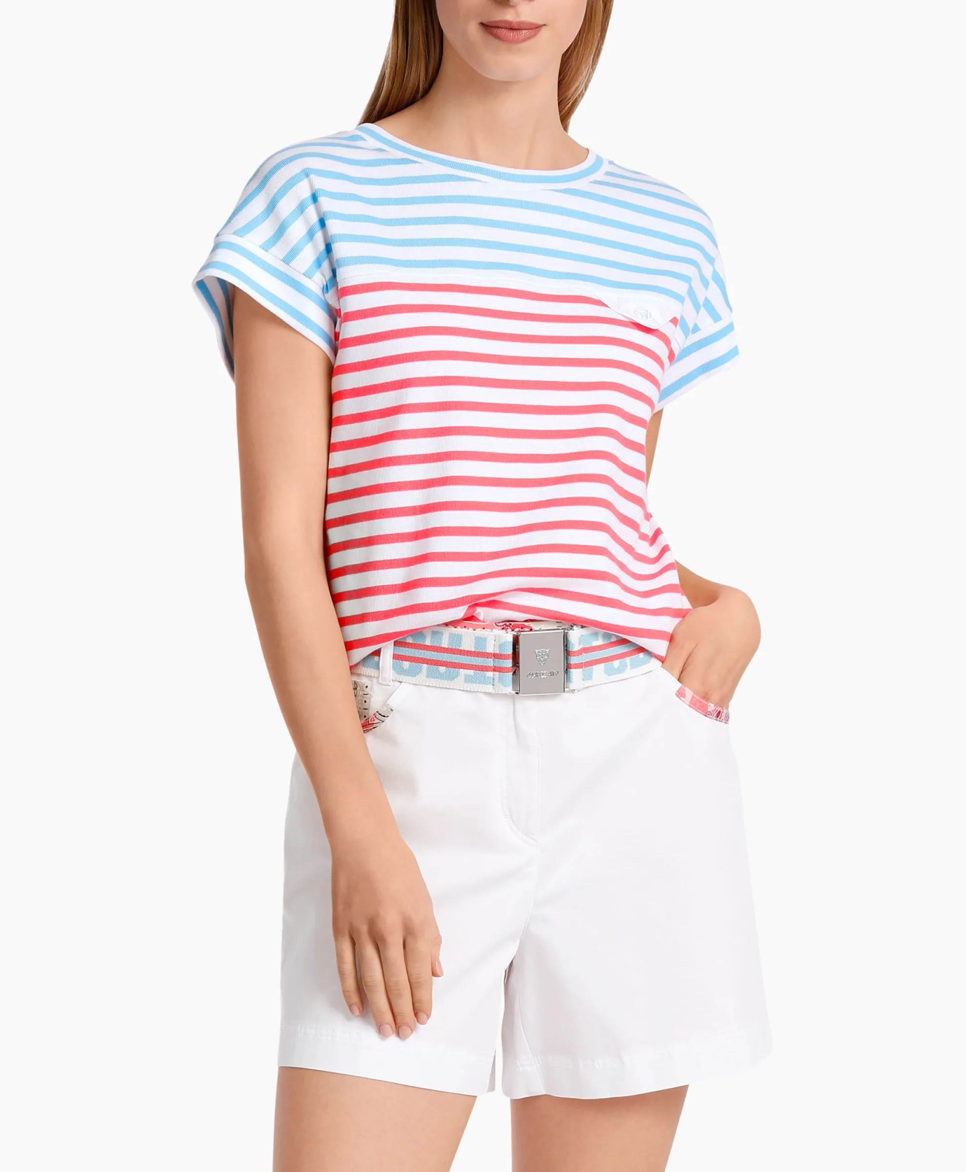 Marccain Sport T-Shirt Ws 48.42 J90 Blauw