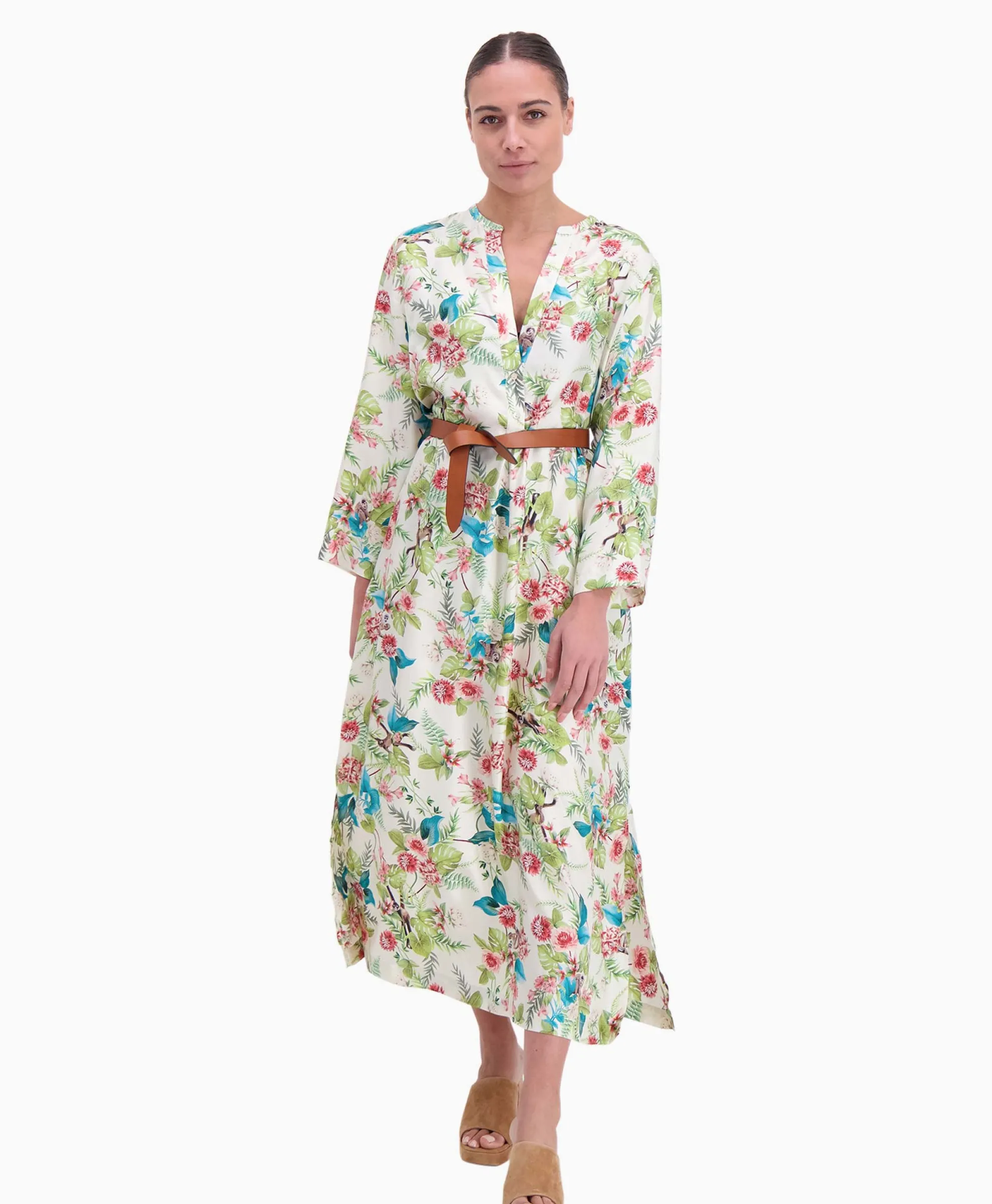 Momoni Maxi Jurk Janie Zand