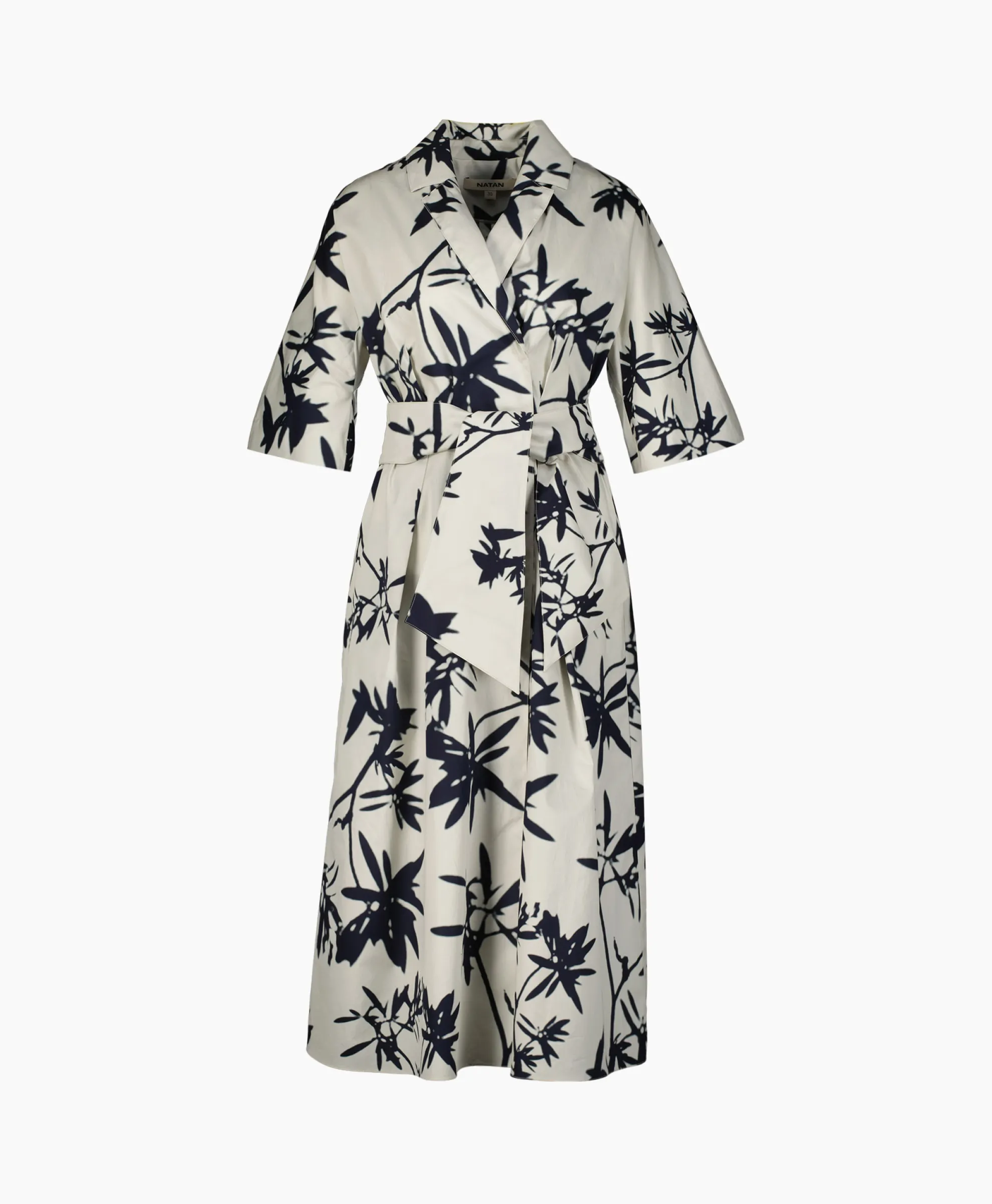 Natan Midi Jurk Akim-Jcap06 Ecru