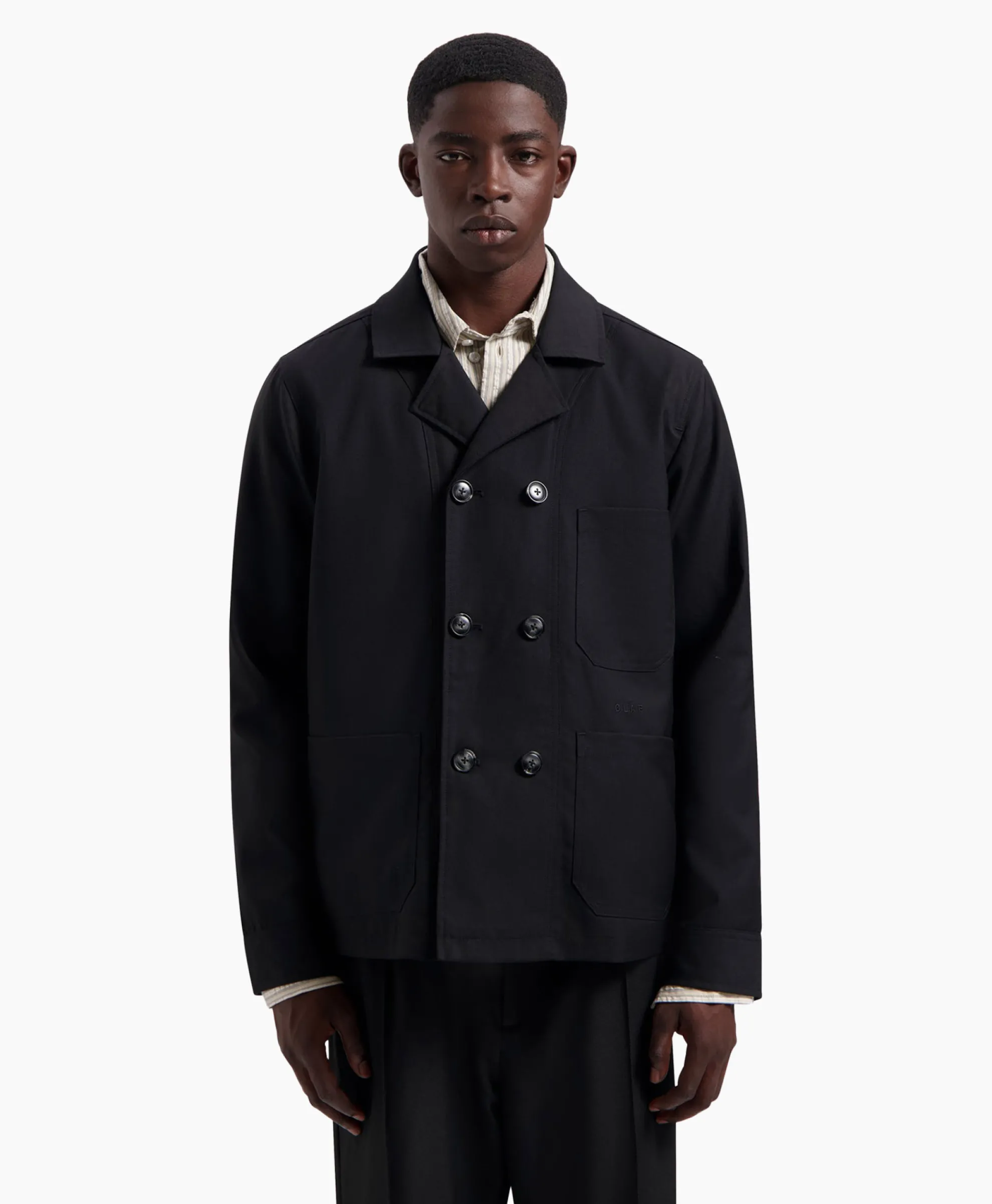 Olaf Hussein Jack Db Workwear Blazer Zwart