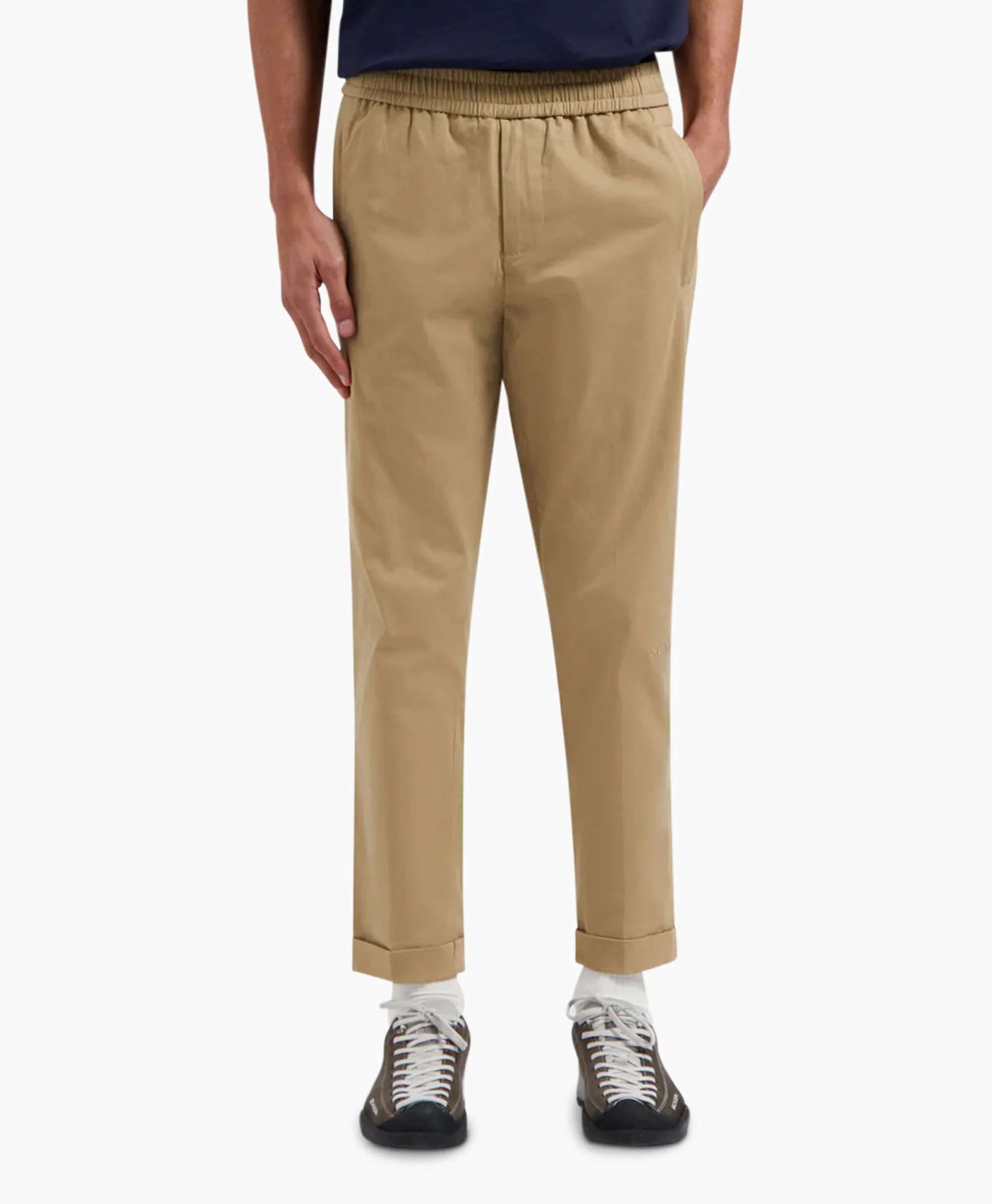 Olaf Hussein Pantalon Slim Cotton Khaki