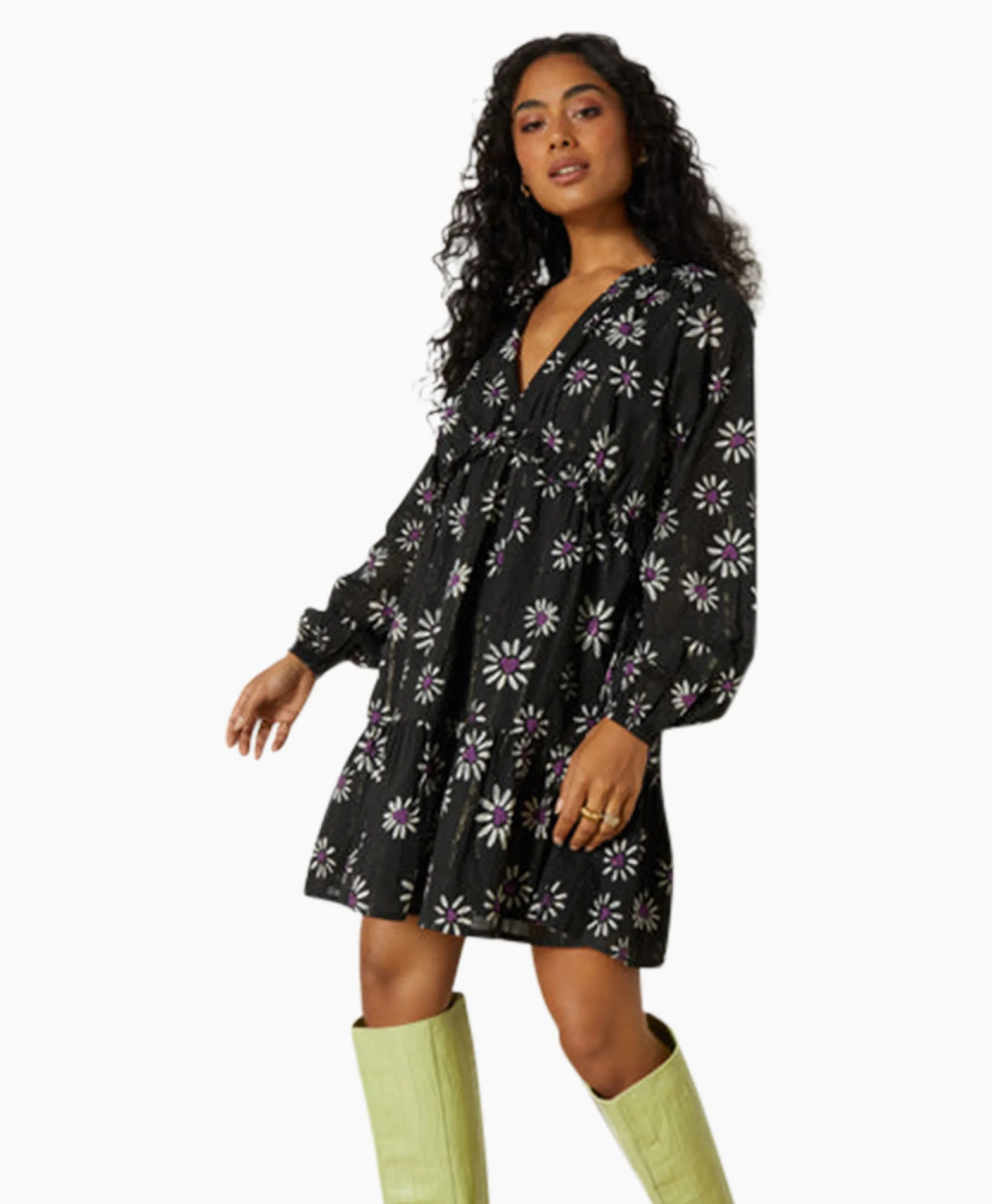 Refined Department Mini Jurk Monica Zwart