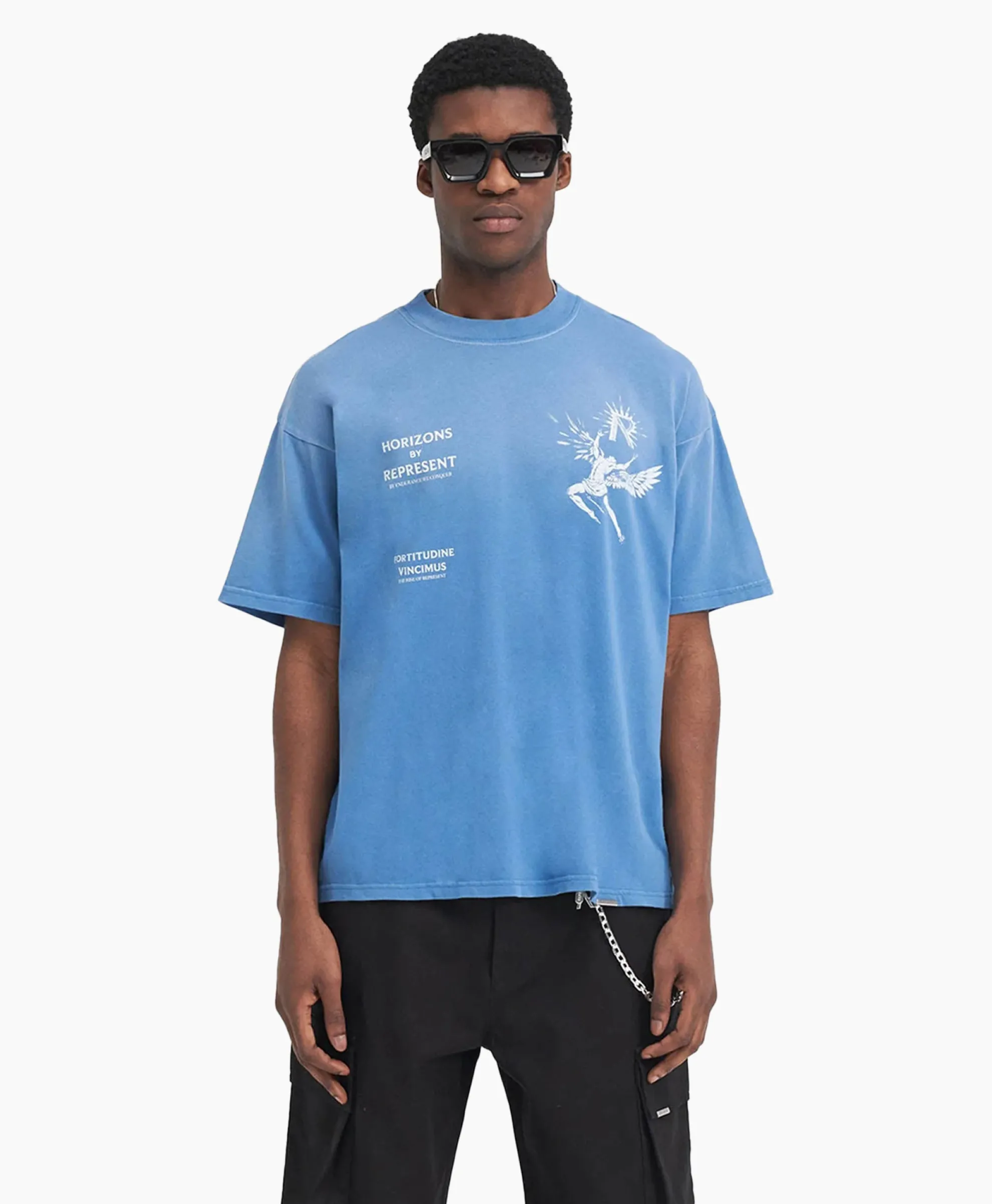 Represent Top & T-Shirt Icarus Licht Blauw