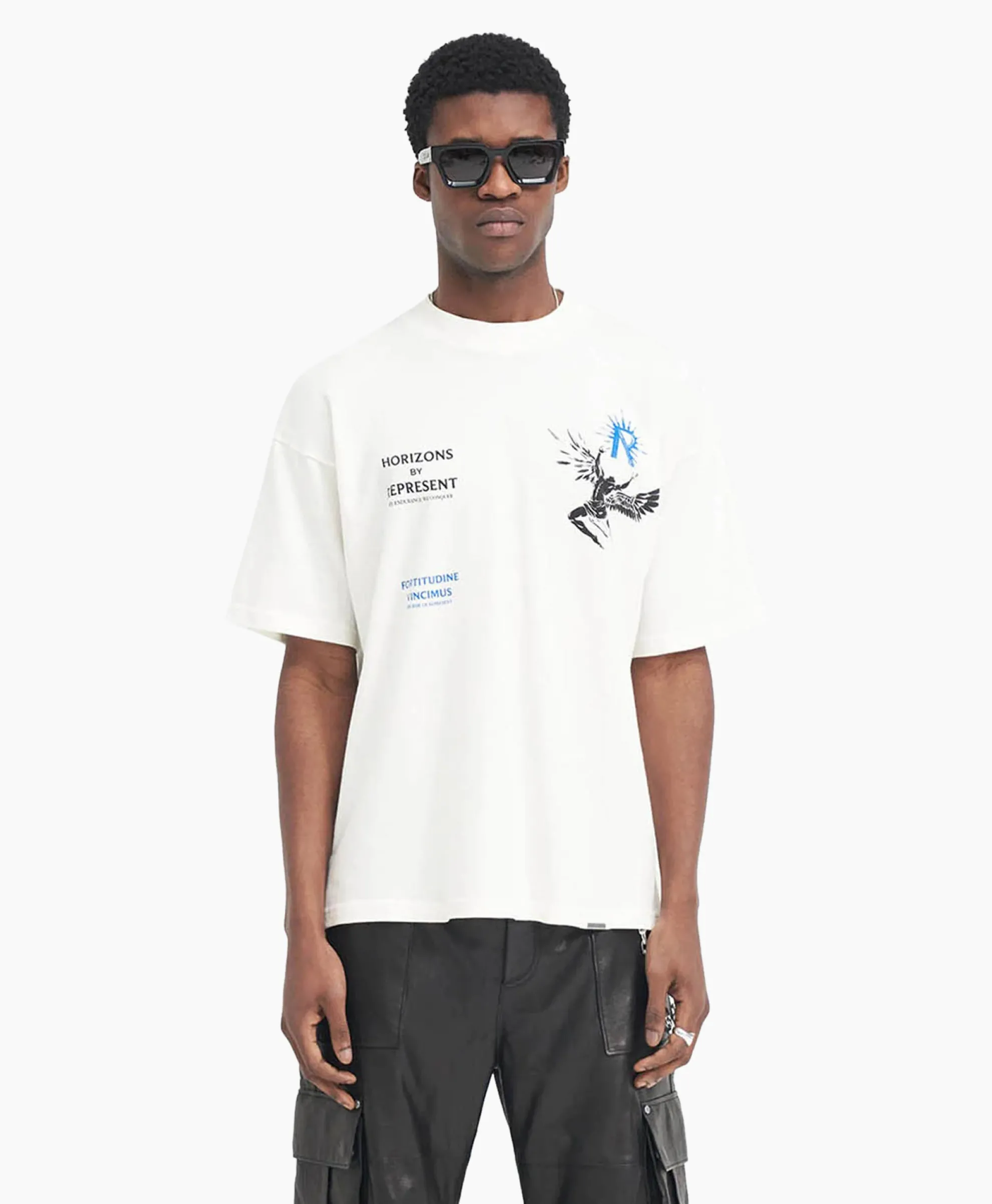 Represent Top & T-Shirt Icarus Off White